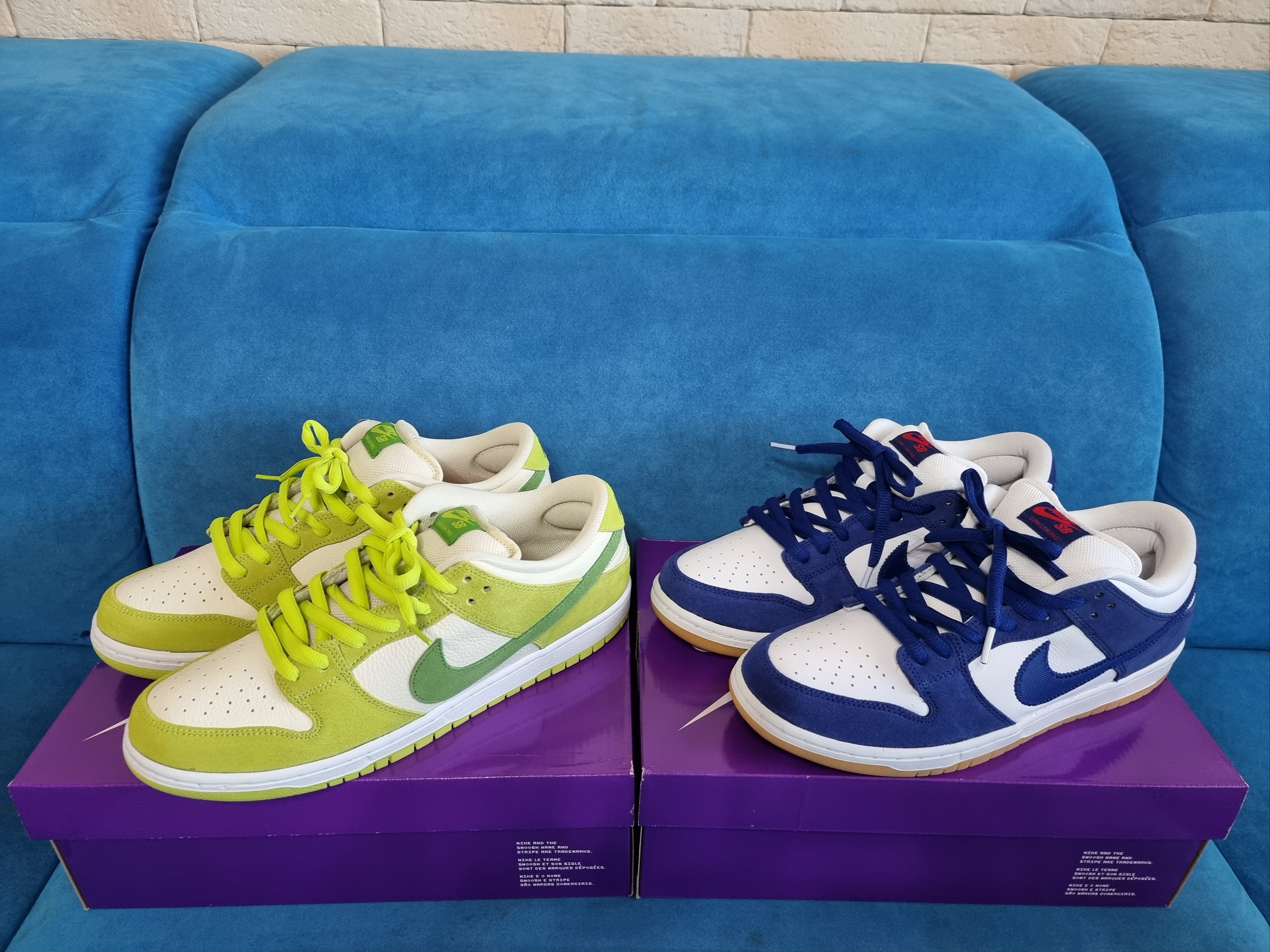 Nike SB Dunk Low Pro Sour Apple 착용 스타일 - 5