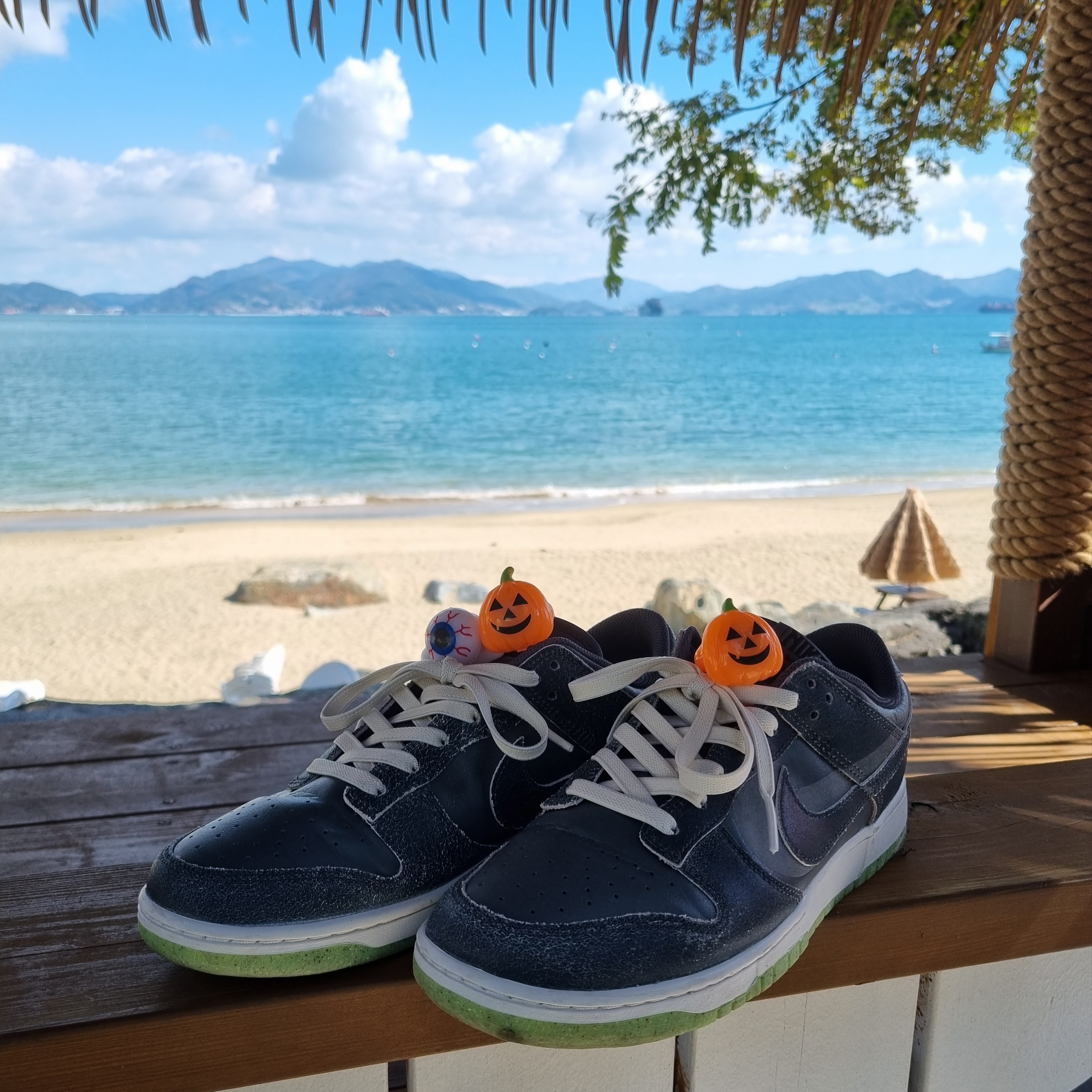 Nike Dunk Low Retro PRM Halloween 착용 스타일 - 1