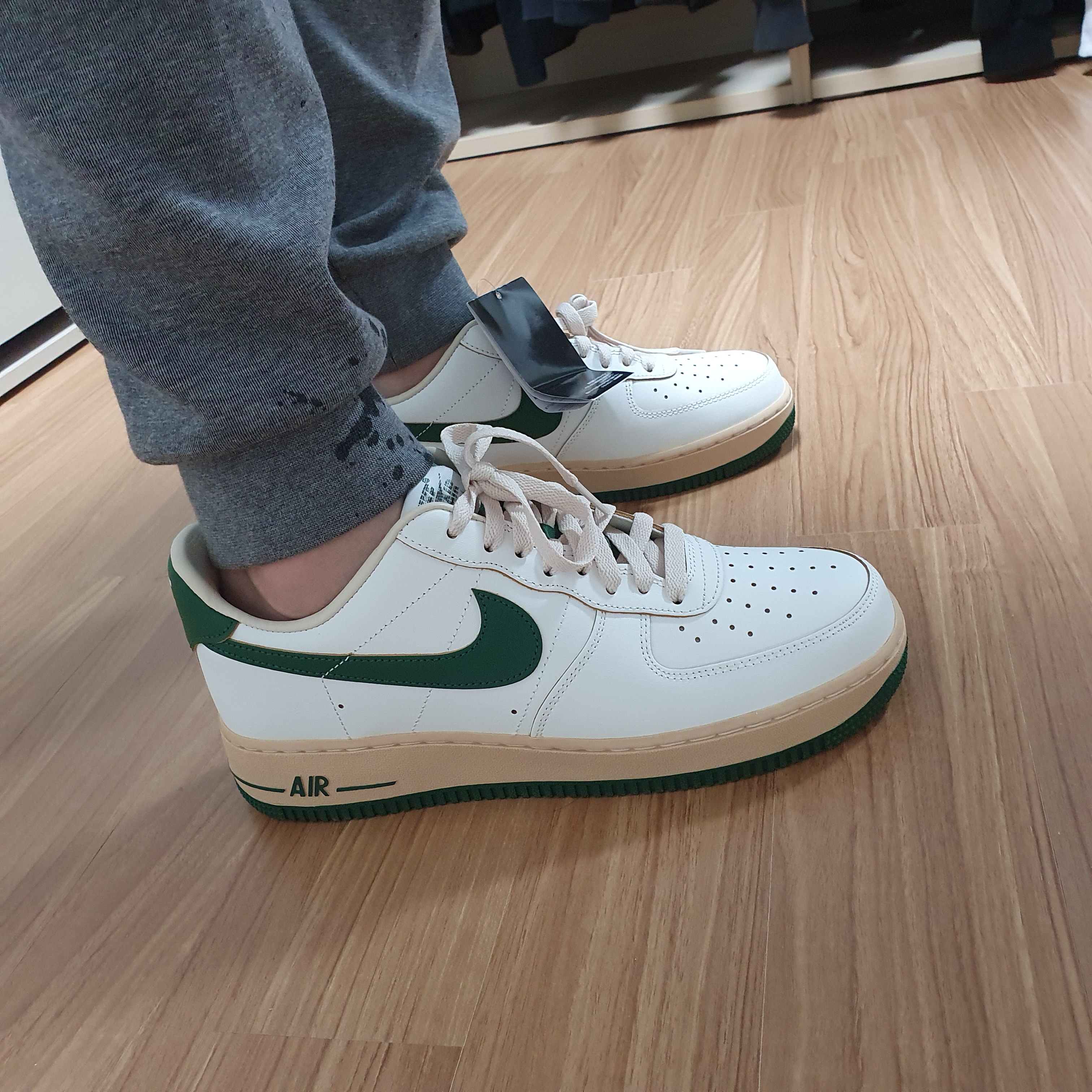 (W) Nike Air Force 1 Low Gorge Green 착용 스타일