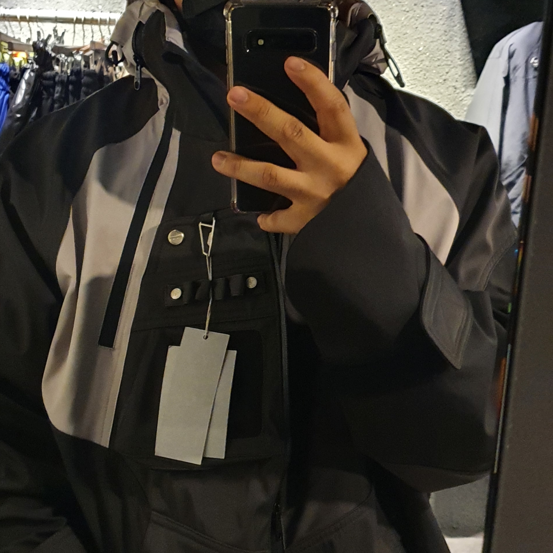 Undermycar Kame Multi Zip Turtle Shell Parka Driftwood - 22FW 착용 스타일 - 1