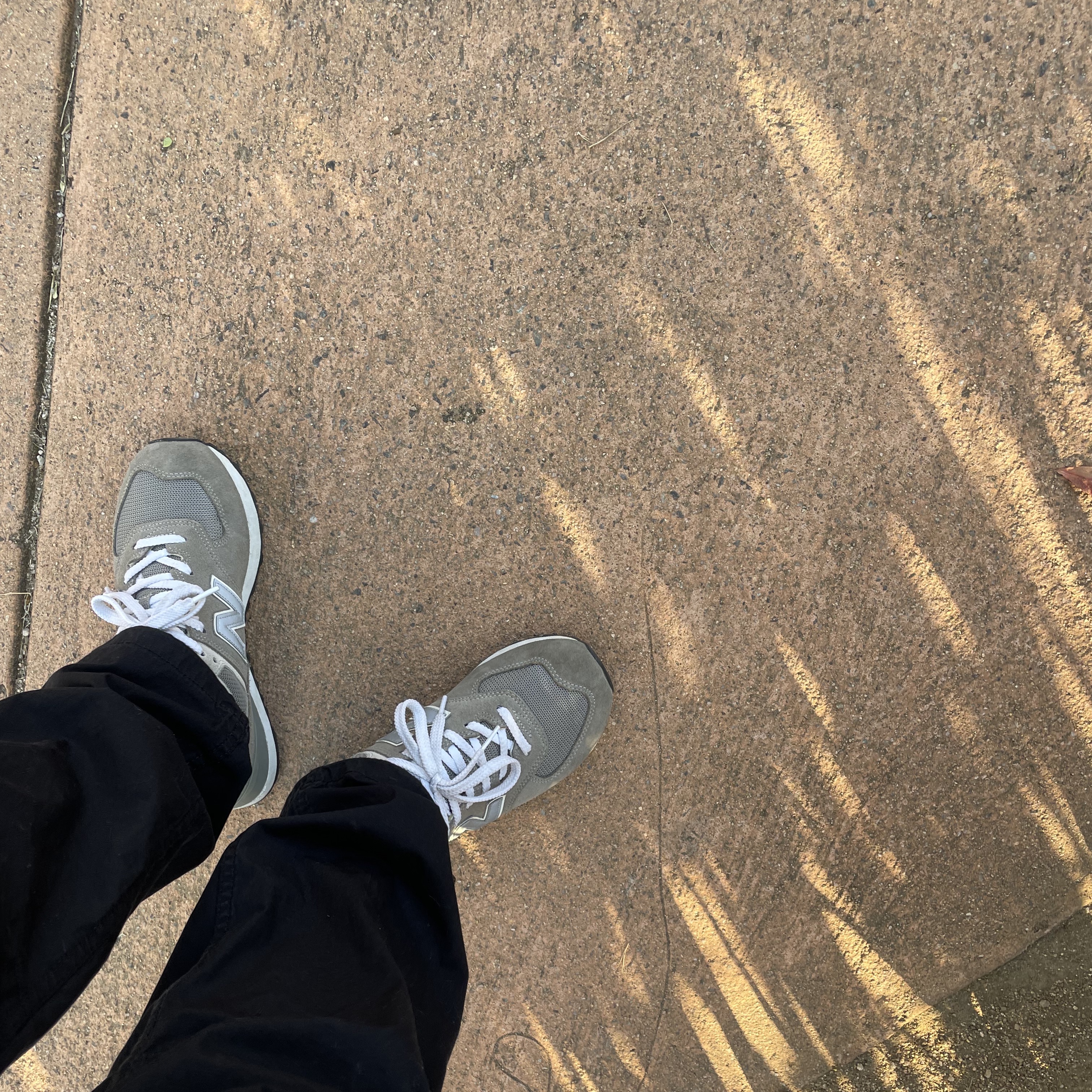 (W) New Balance 574 Worn By Anyone Grey - B Standard 착용 스타일