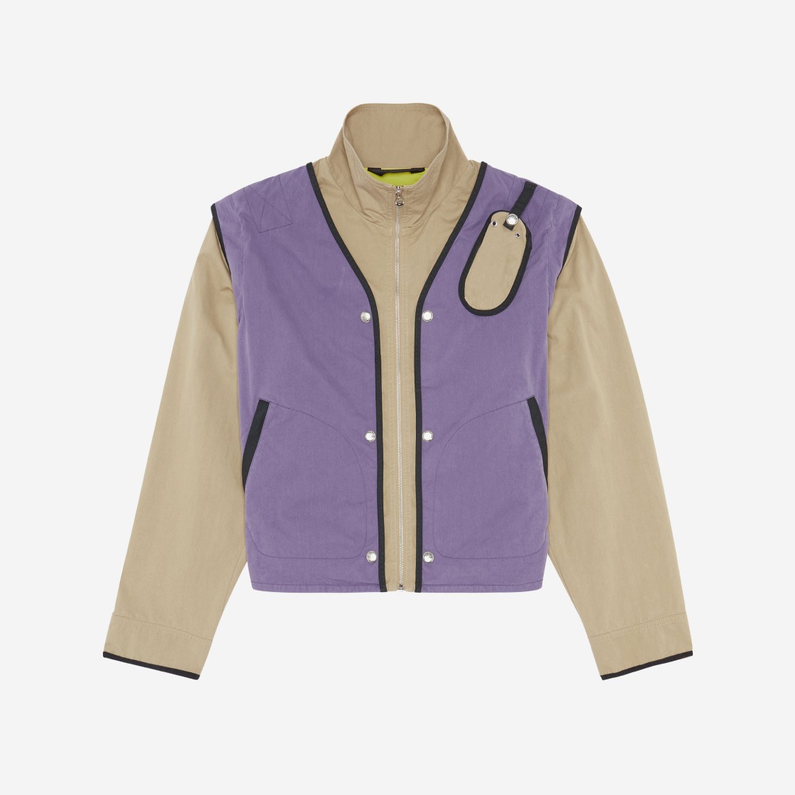 Diesel J-Ohlen Convertible Canvas Jacket Beige Violet 상세 이미지 1