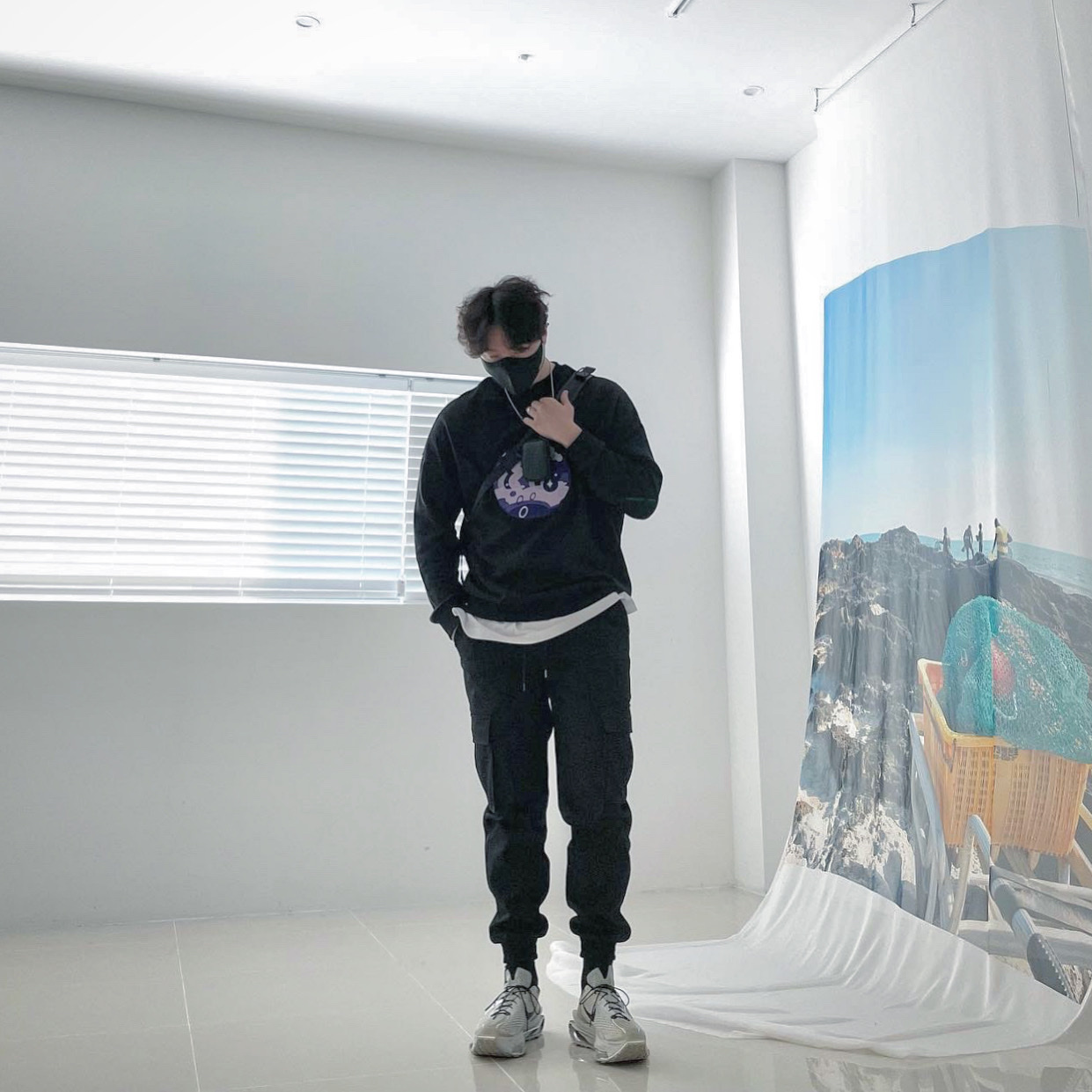 Nike x Matthew M Williams Zoom 004 Stone 착용 스타일