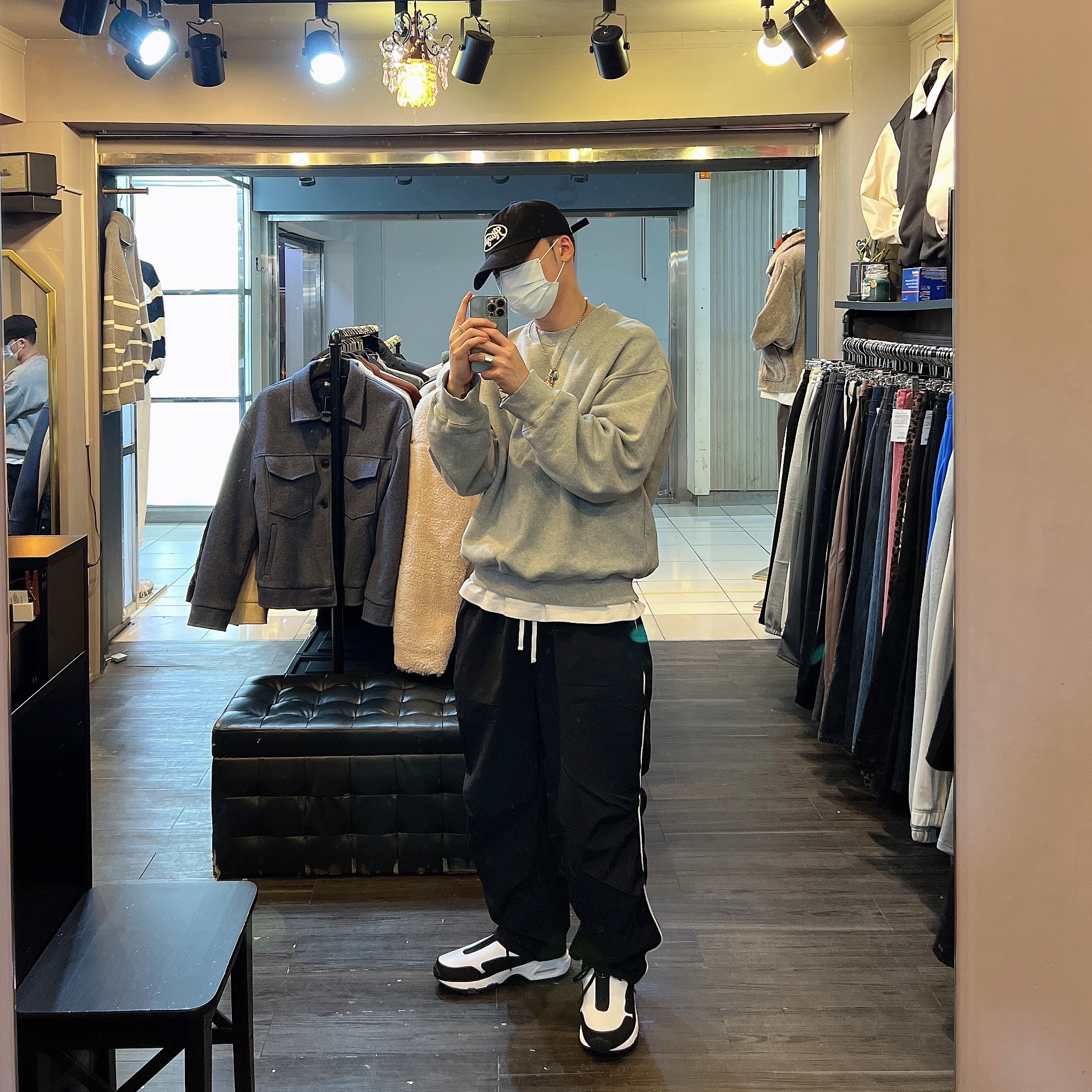 Nike x Comme des Garcons Homme Plus Air Max Sunder SP White Black 착용 스타일 - 1