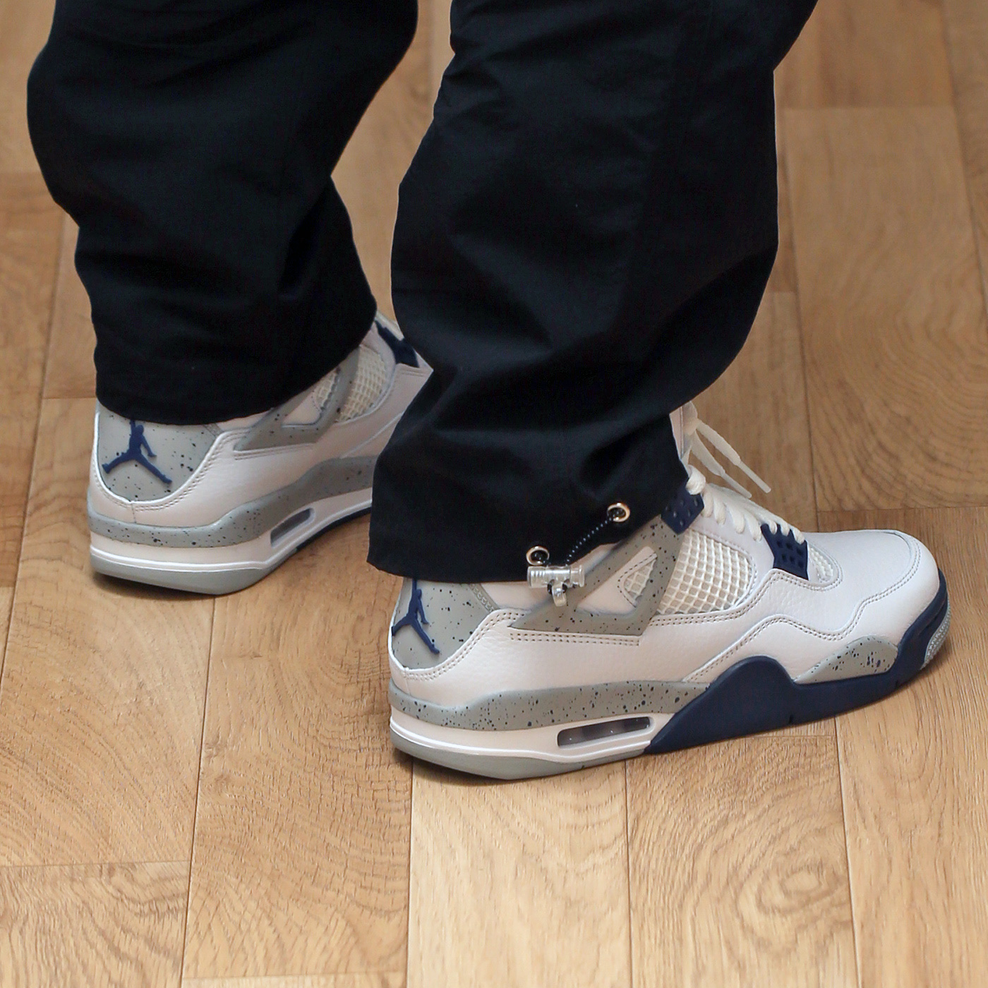 Jordan 4 Retro Midnight Navy 착용 스타일 - 2