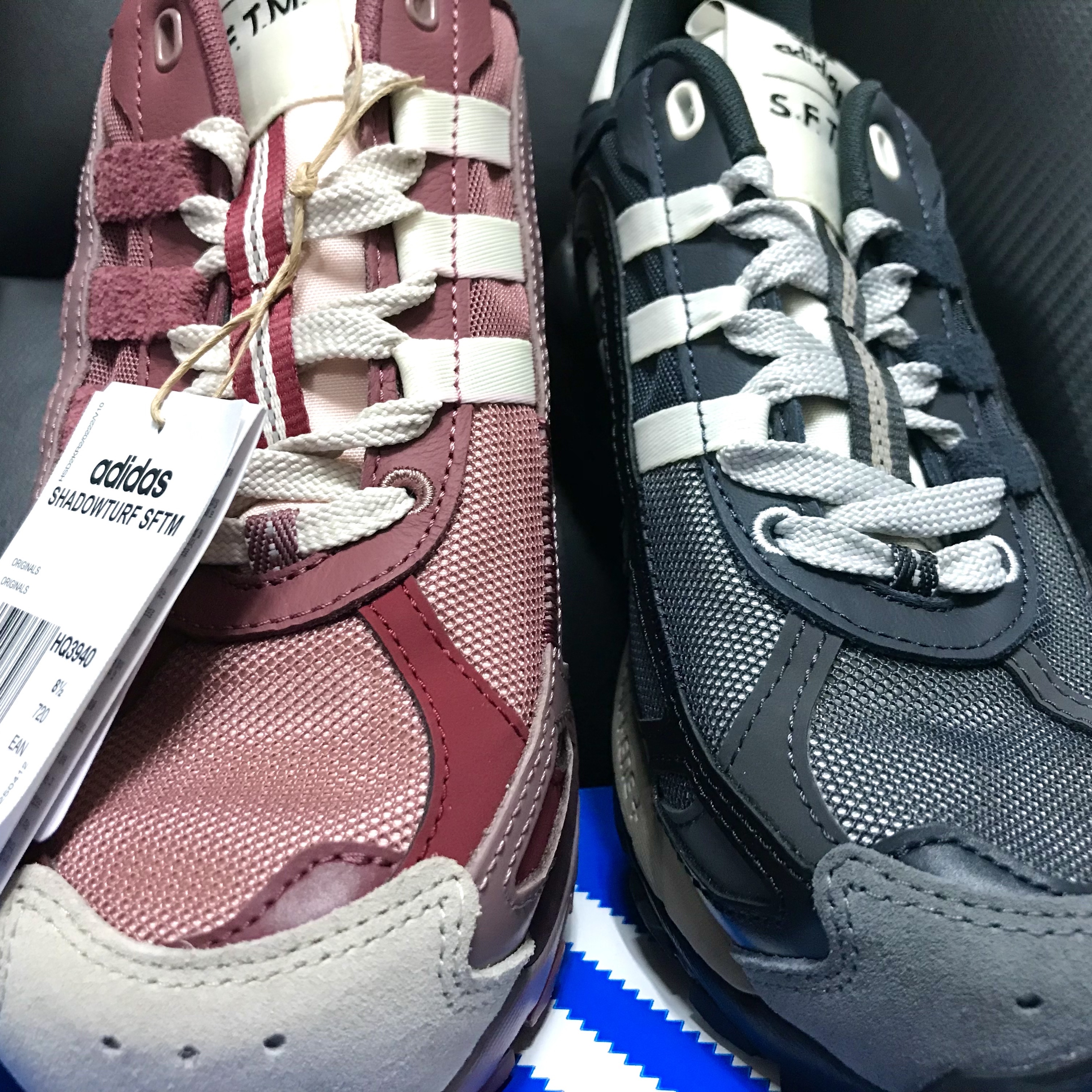 Adidas x Song for the Mute Shadowturf Purple Burgundy, Adidas x Song for the Mute Shadowturf Core Black Night Grey 착용 스타일 - 4
