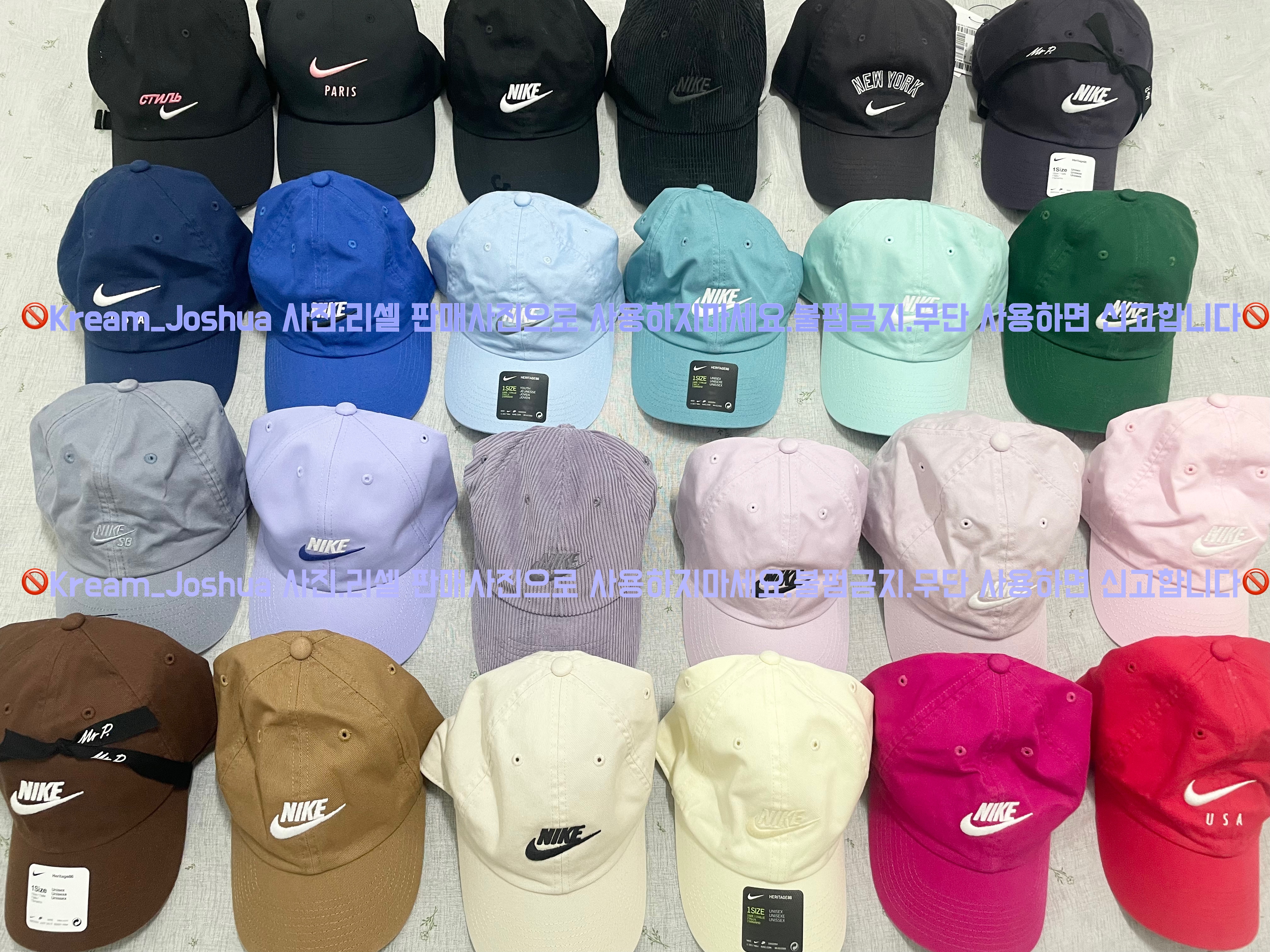 Nike Heritage 86 Futura Washed Cap Gorge Green, Nike Heritage 86 Futura Washed Cap Light Bone μ°©μ© μ€νμΌ - 2