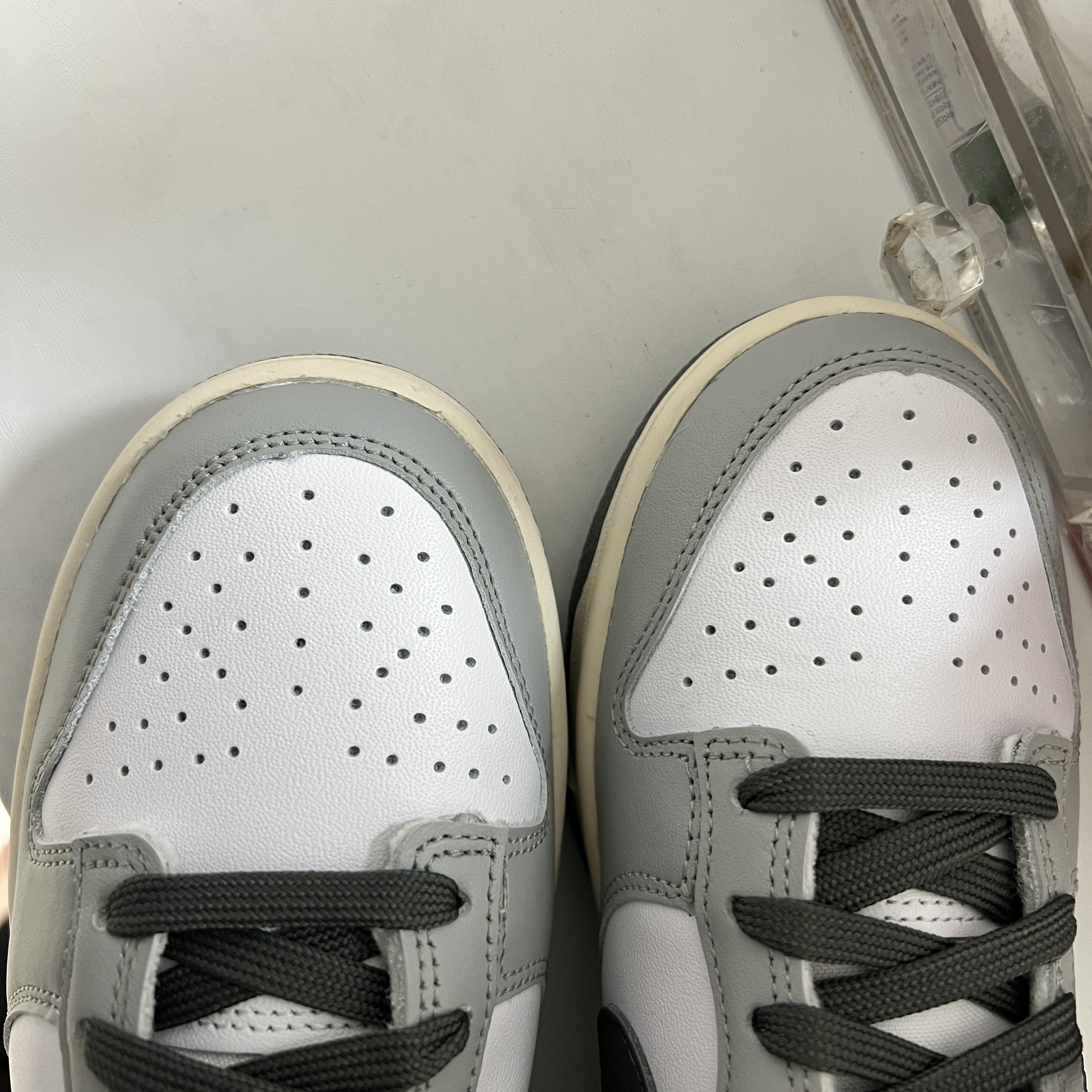(W) Nike Dunk Low Light Smoke Grey 착용 스타일 - 2