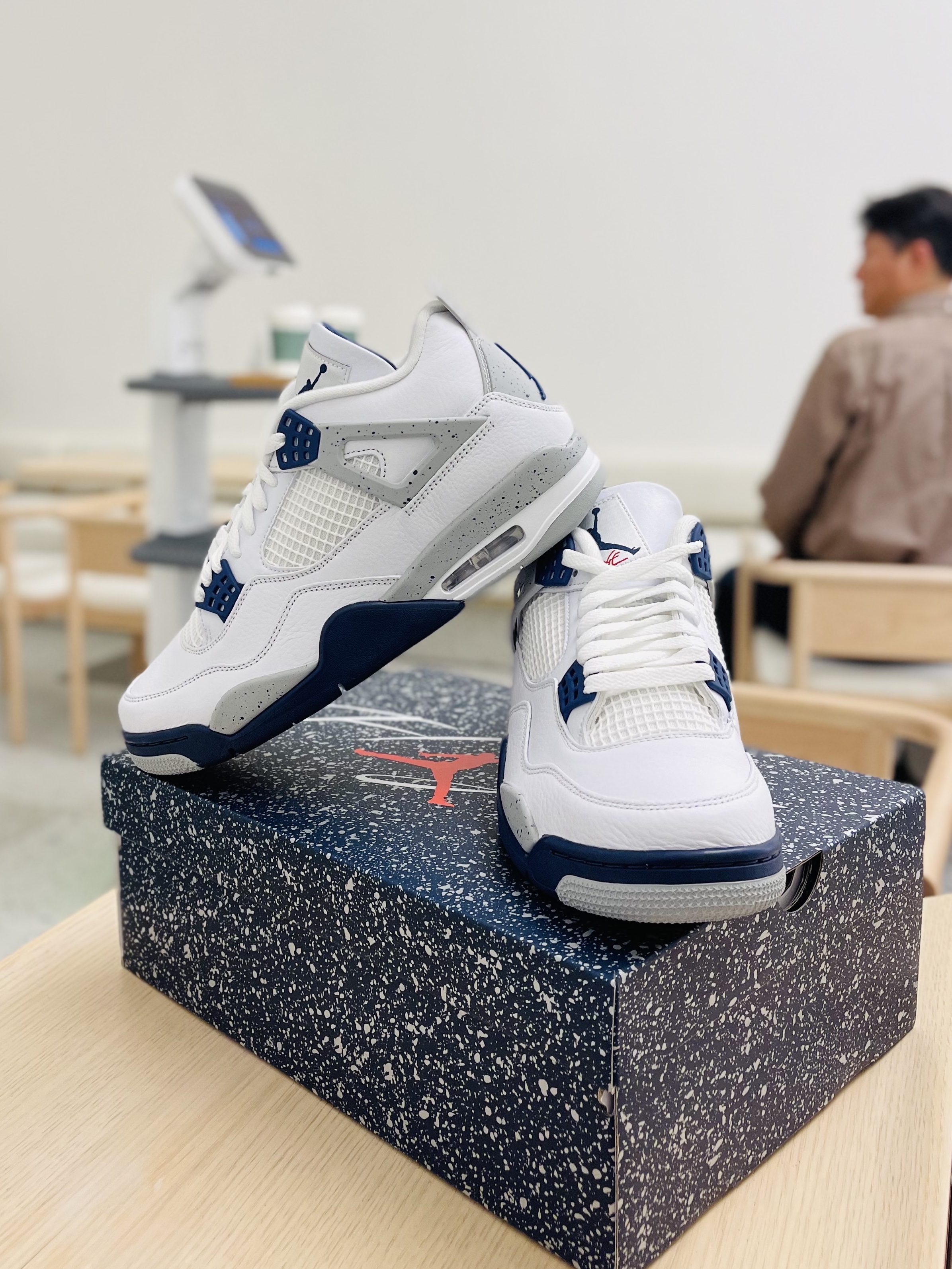 Jordan 4 Retro Midnight Navy 착용 스타일
