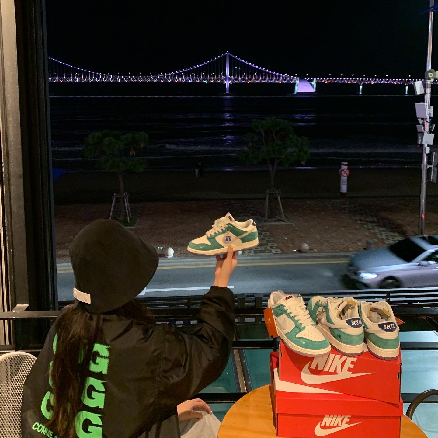 Nike x Kasina Dunk Low Road Sign - Kasina Exclusive 착용 스타일