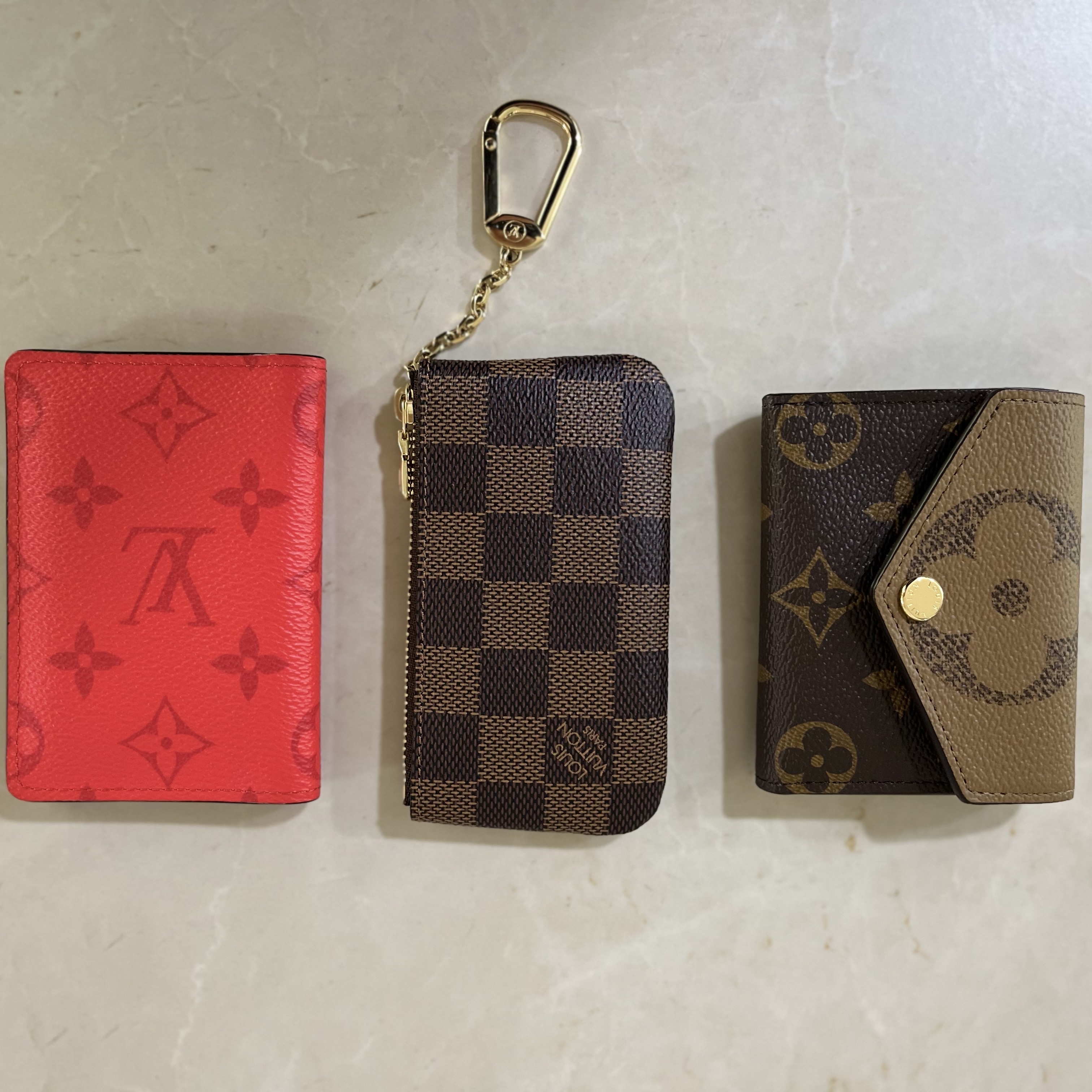 Louis Vuitton Zoe Wallet Monogram and Monogram Reversed 착용 스타일 - 4