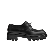 Hermes First Derby Shoe Calfskin & Palladium Noir