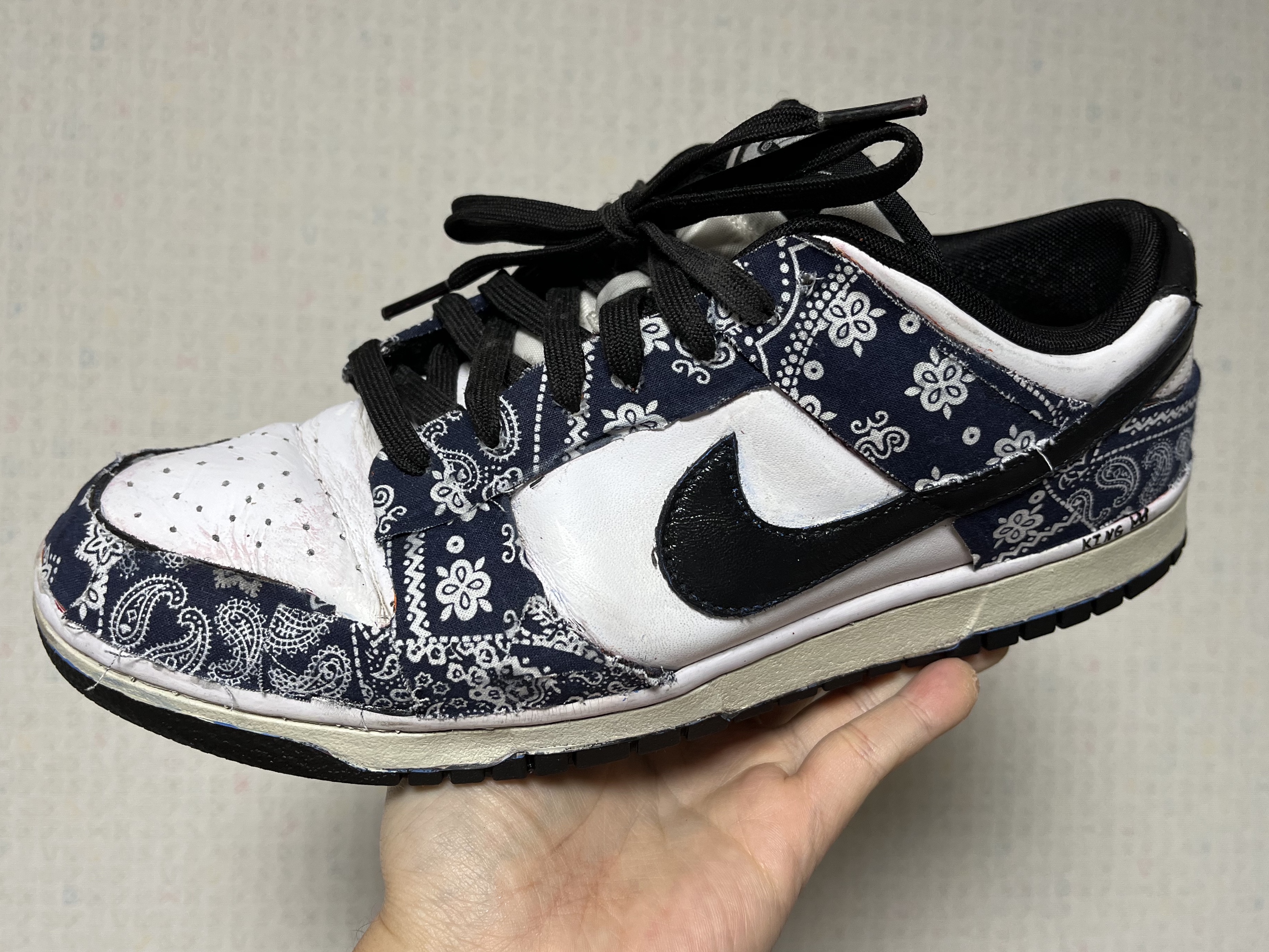 Nike Dunk Low Retro Black 착용 스타일 - 1