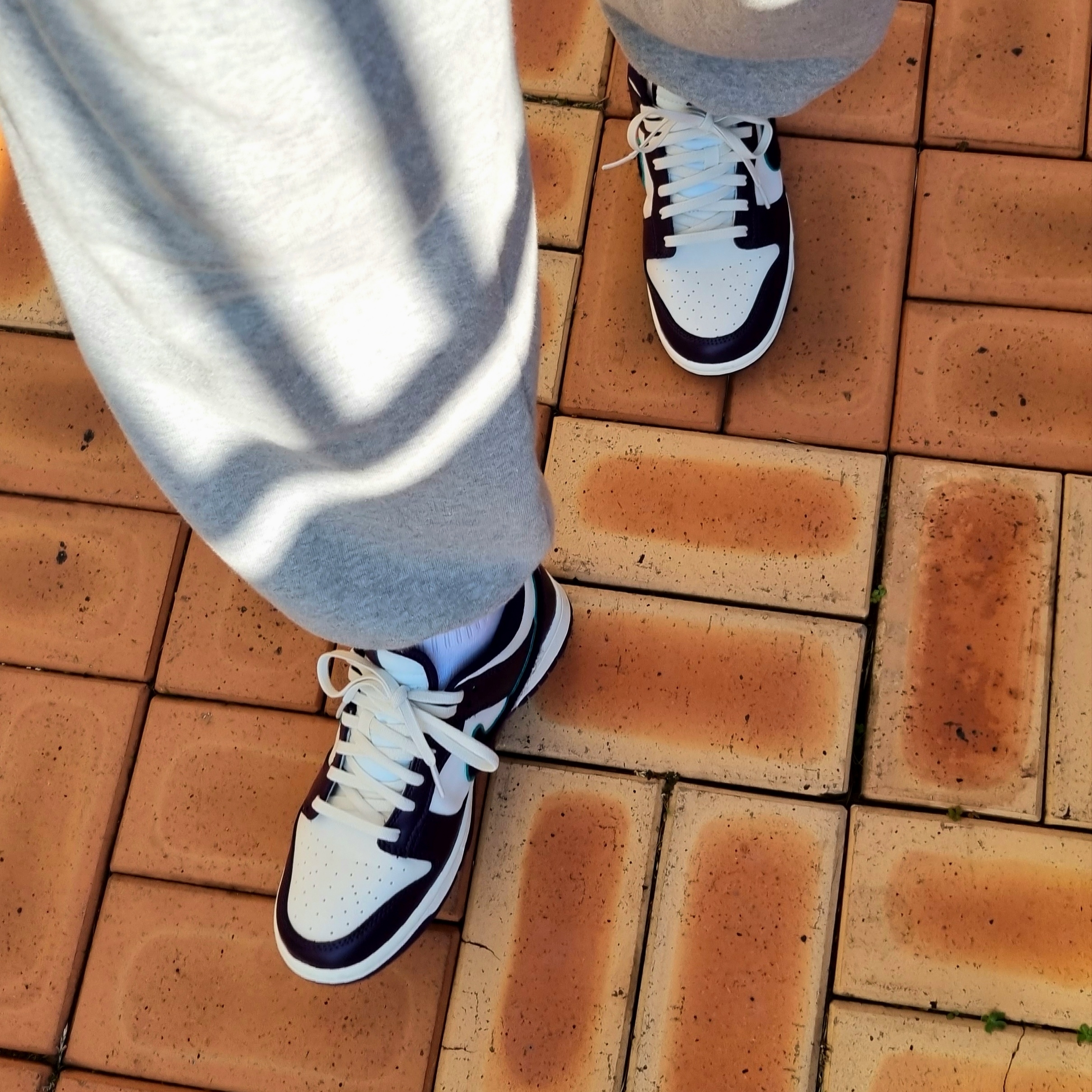 Nike Dunk Low Grand Purple 착용 스타일