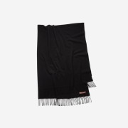 Acne Studios Wool Fringe Scarf Black