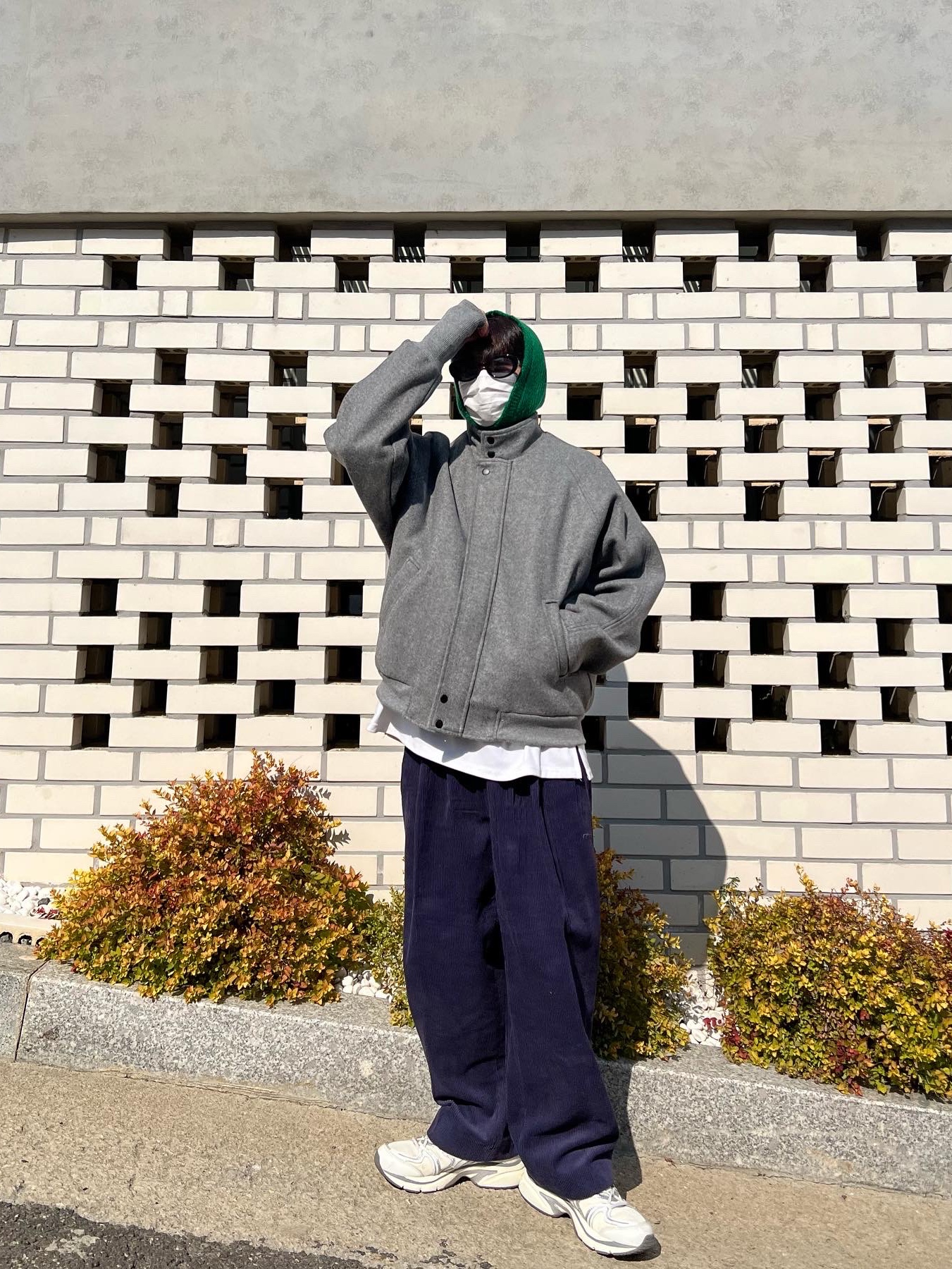 Reebok x Liful Premier Road Plus VI Chalk Grey 착용 스타일 - 1