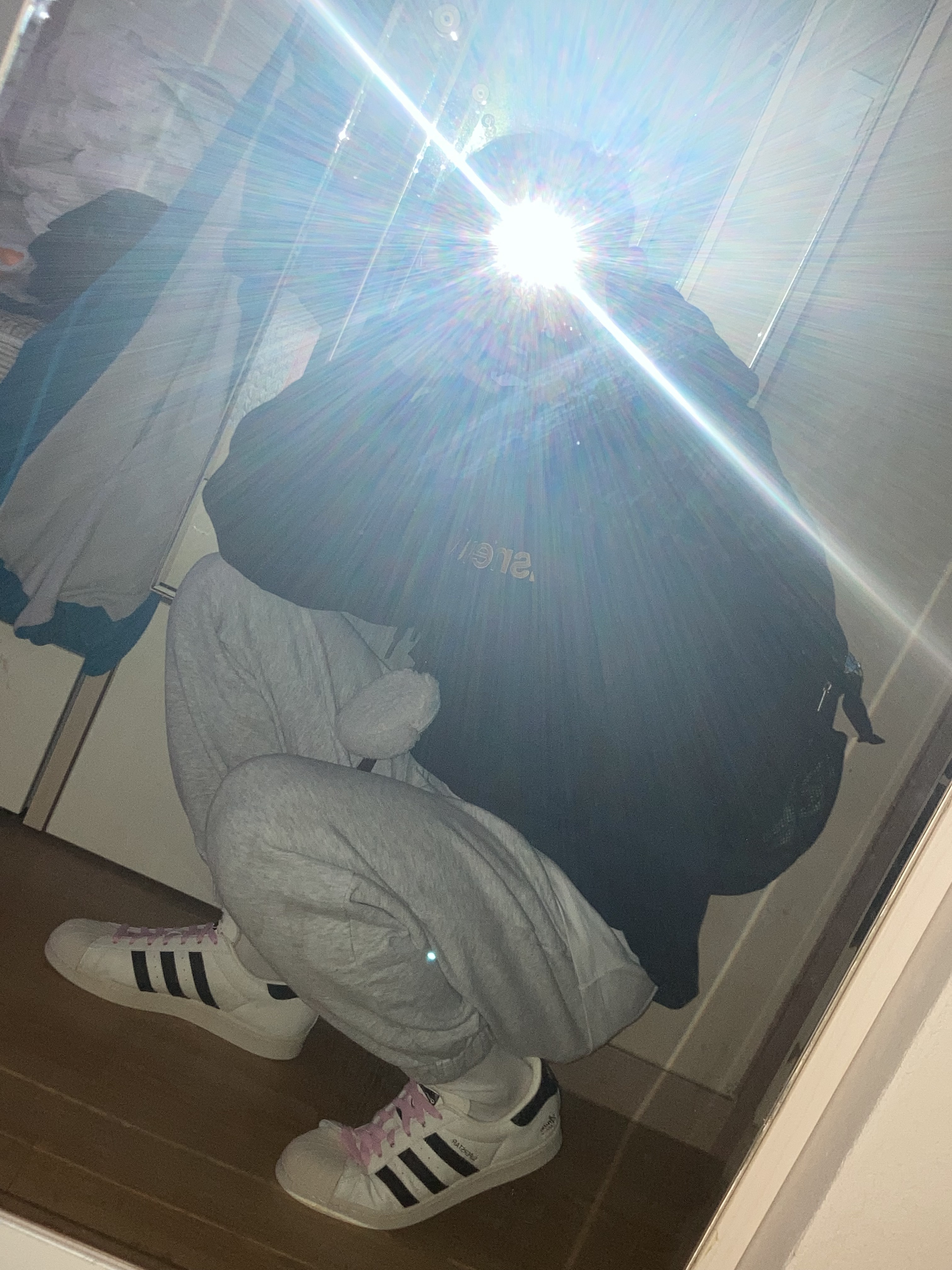 Adidas x Andre Saraiva Superstar Cream White Core Black 착용 스타일