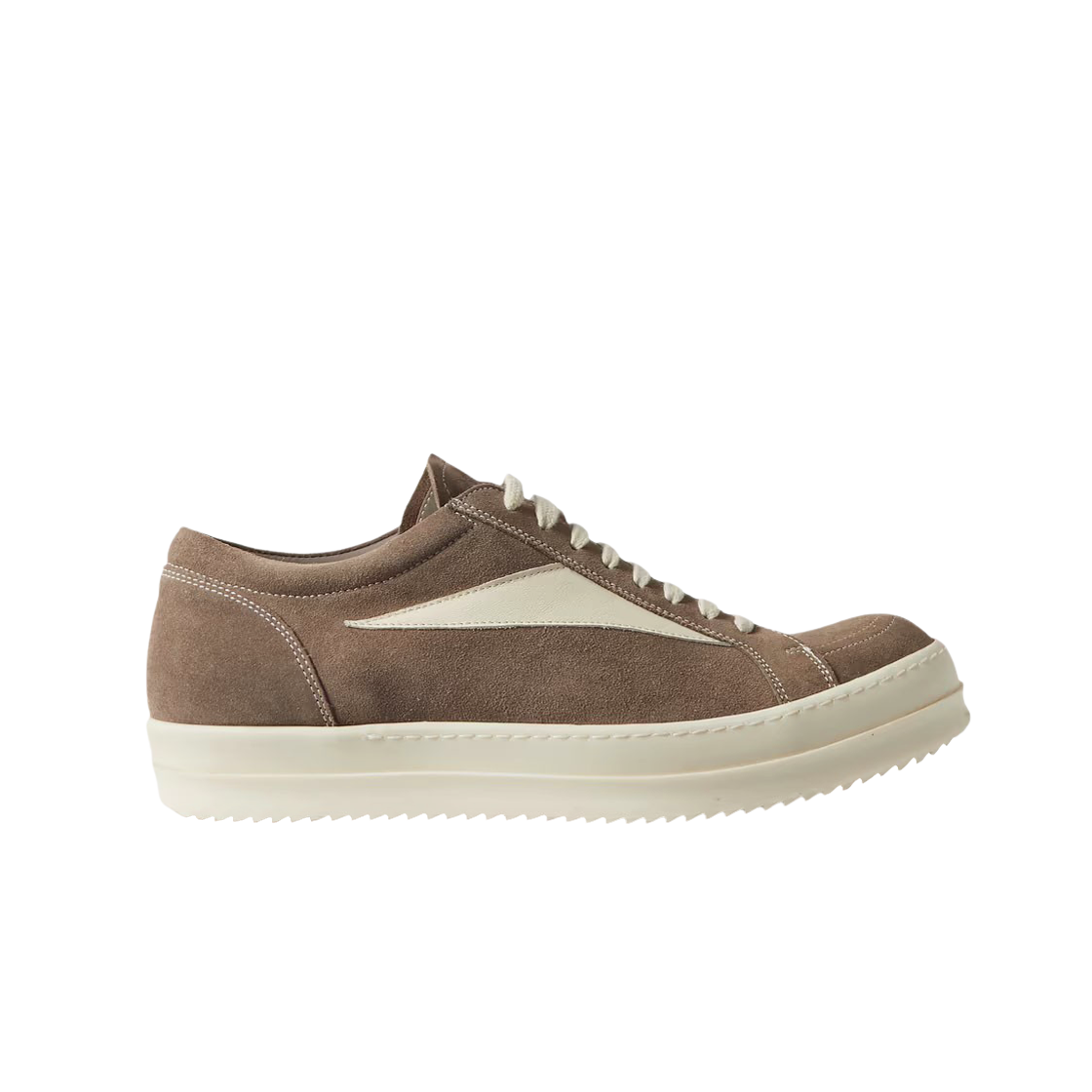 RU01C4/RU02C7897LVSLPO-3411 Rick Owens Suede Vintage Sneakers Dust