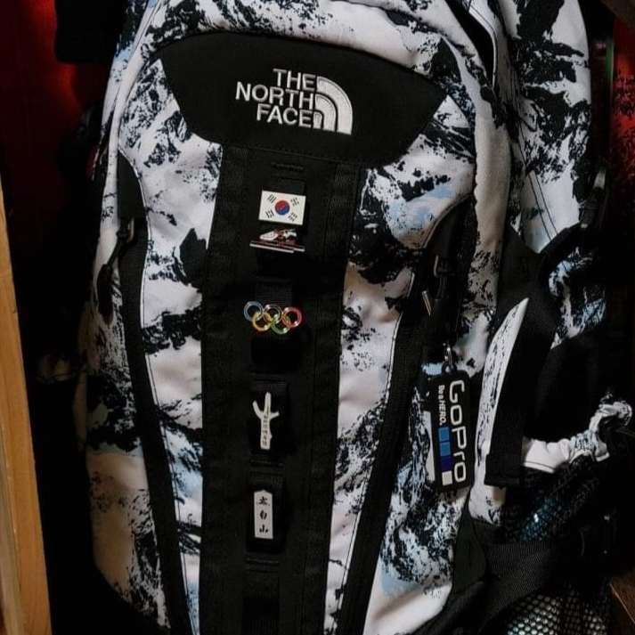 The North Face Big Shot White 착용 스타일 - 2