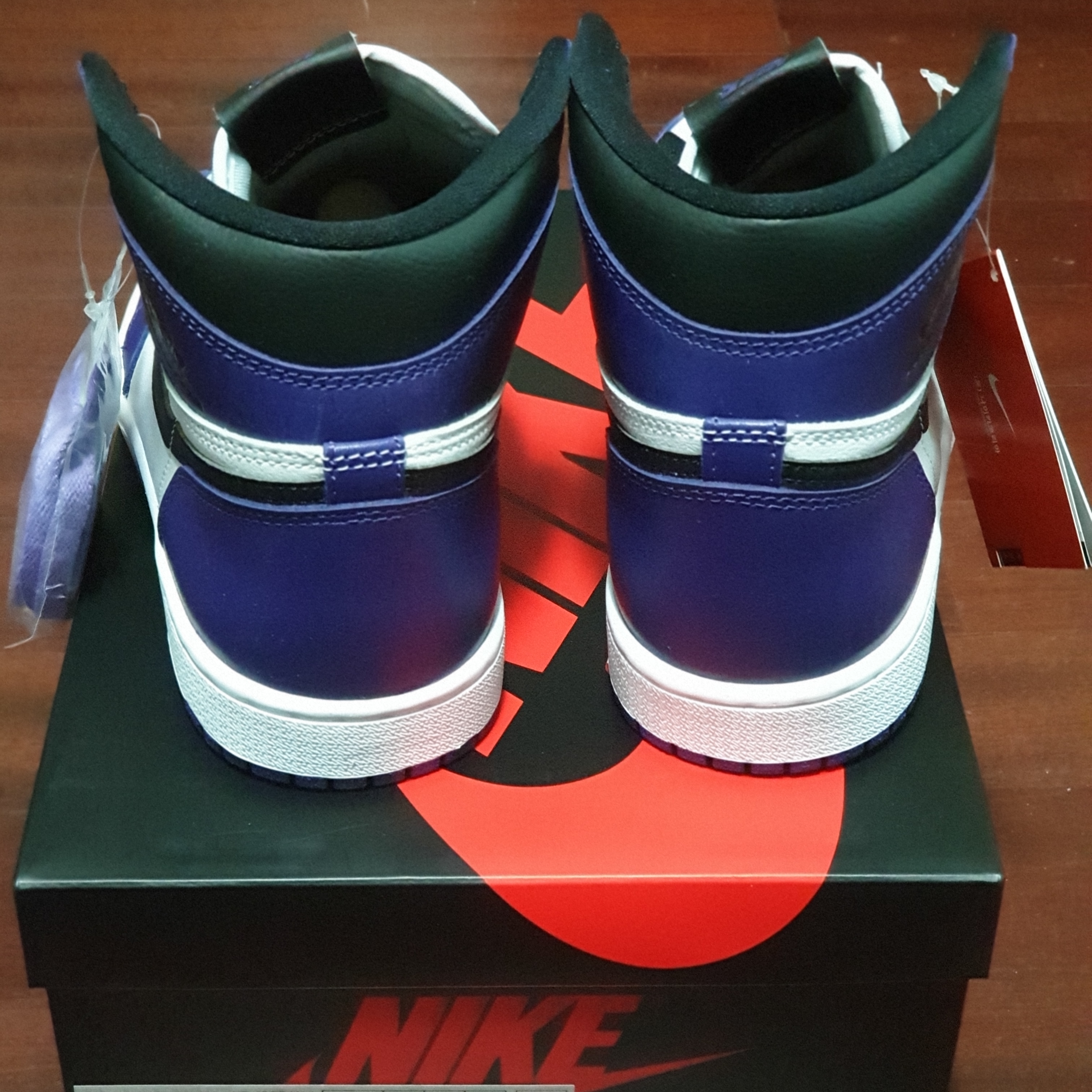 Jordan 1 Retro High OG Court Purple 2020 착용 스타일 - 3