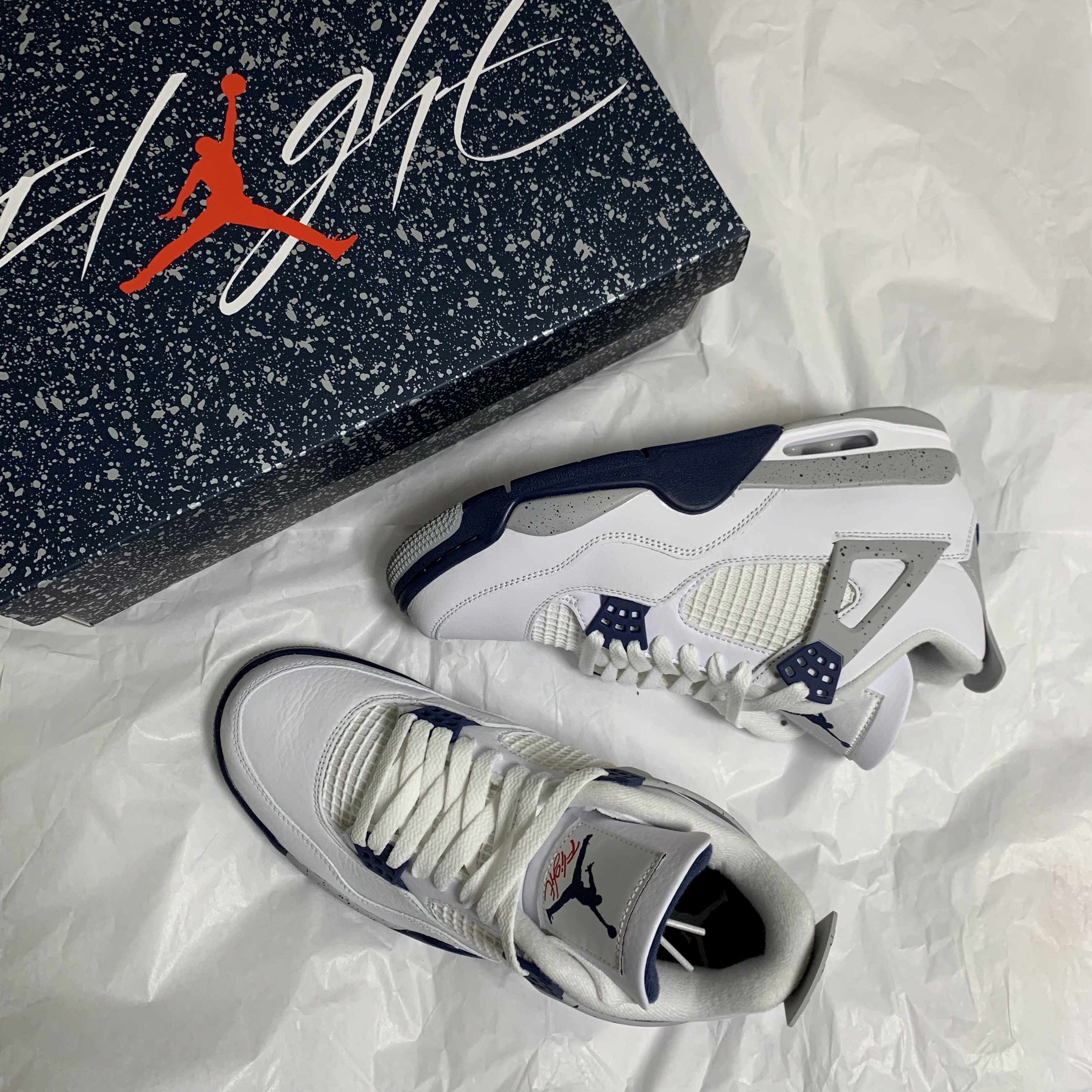 Jordan 4 Retro Midnight Navy 착용 스타일