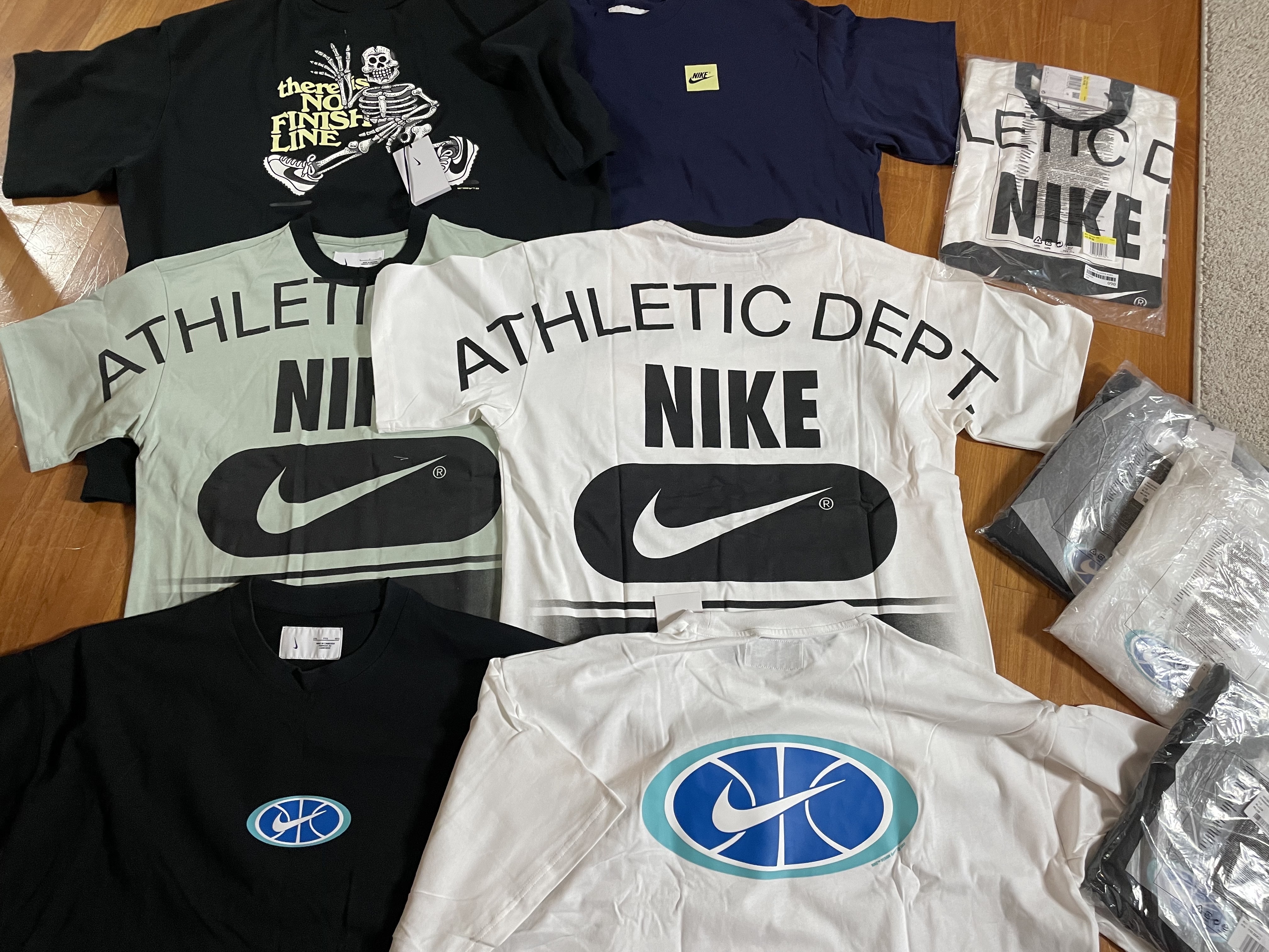 Nike NRG Massive DEPT T-Shirt White - Asia, Nike NRG Massive DEPT T-Shirt Seafoam - Asia 착용 스타일 - 2