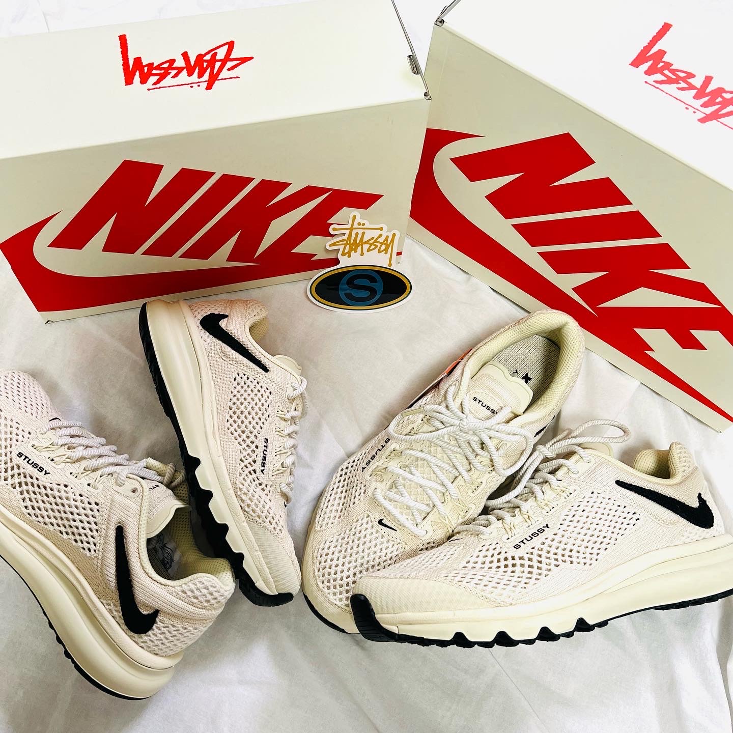 Nike x Stussy Air Max 2013 Fossil 착용 스타일 - 2