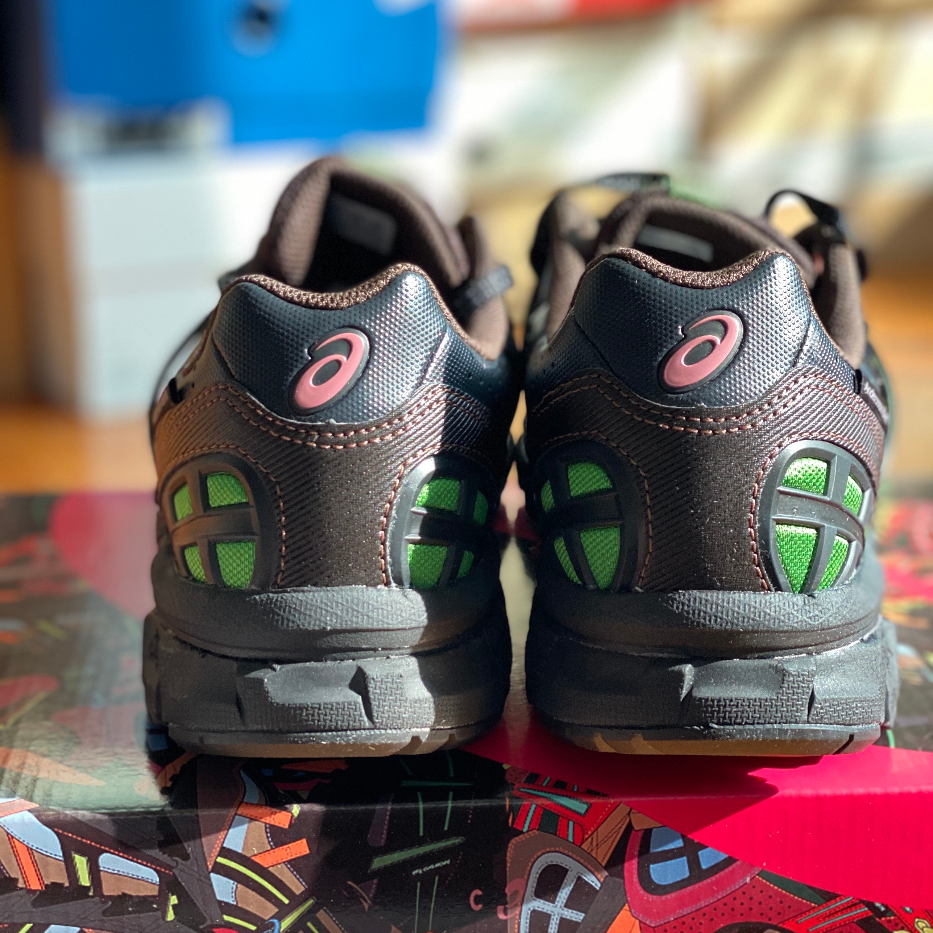 Asics x Andersson Bell Gel-Sonoma 15-50 Black Green 착용 스타일 - 3