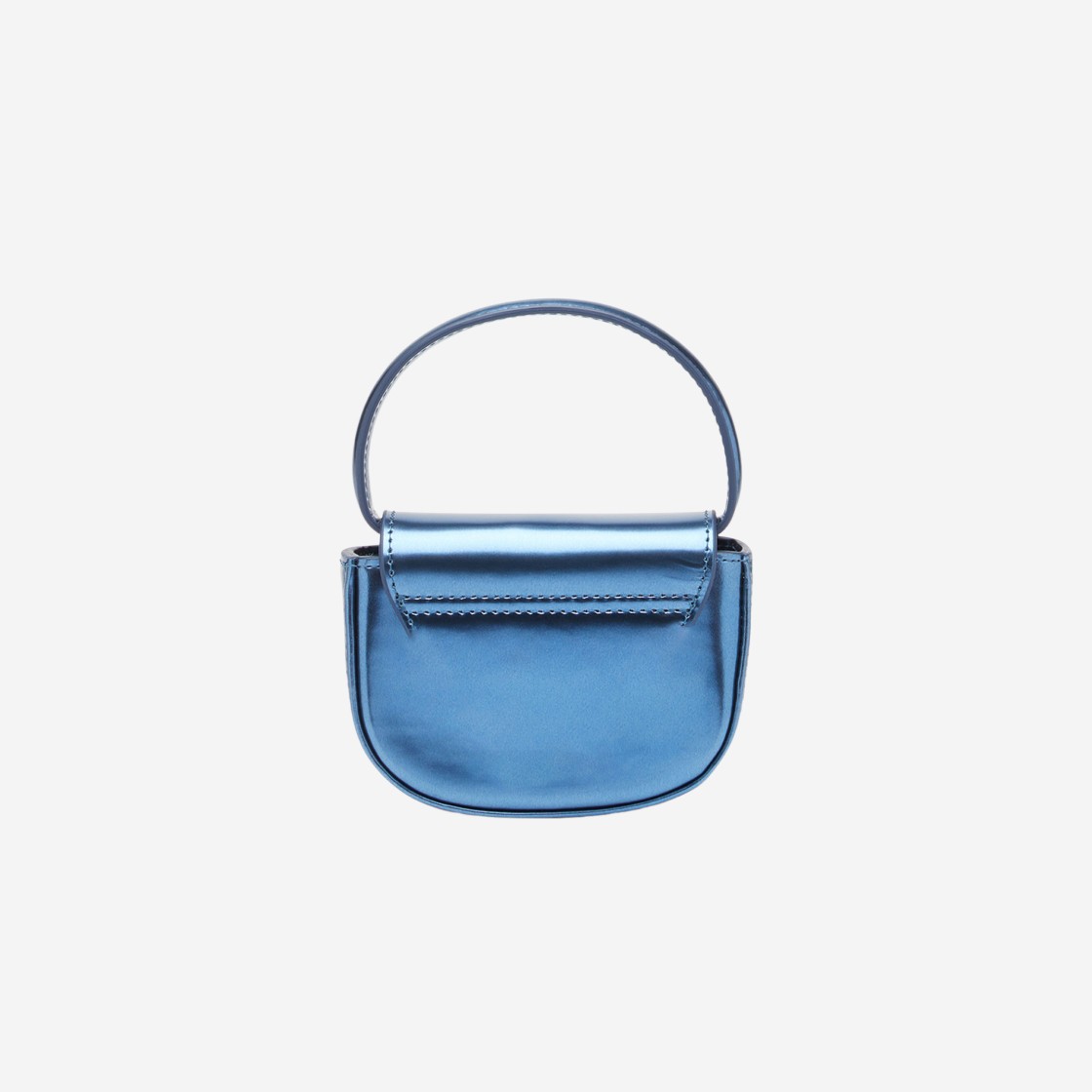 Diesel 1DR Mini Bag in Mirrored Leather Blue 상세 이미지 3