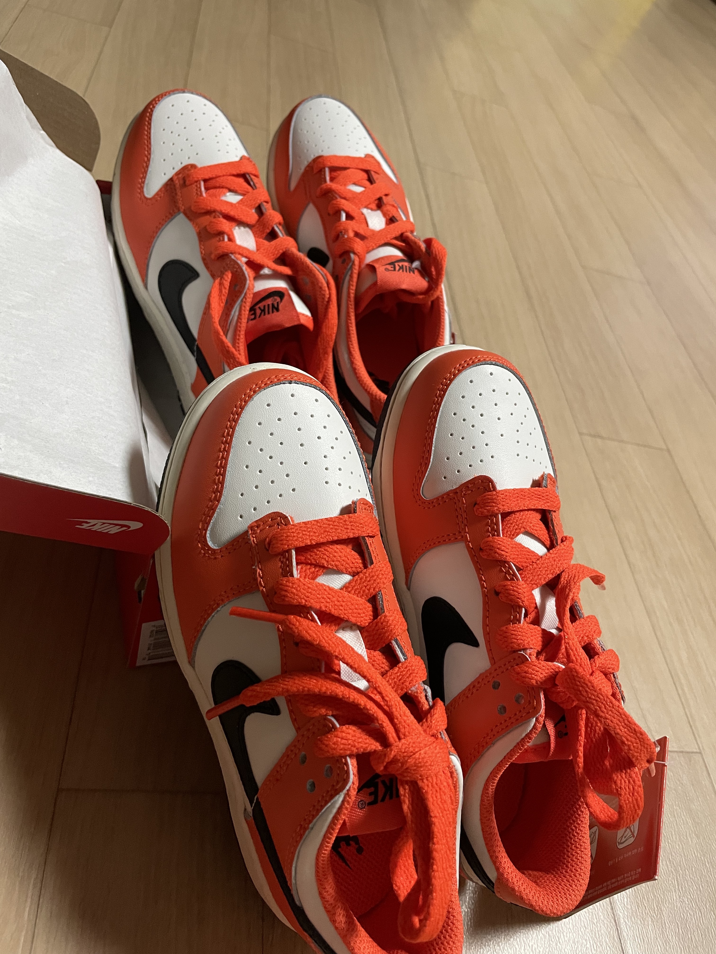(PS) Nike Dunk Low Safety Orange 착용 스타일
