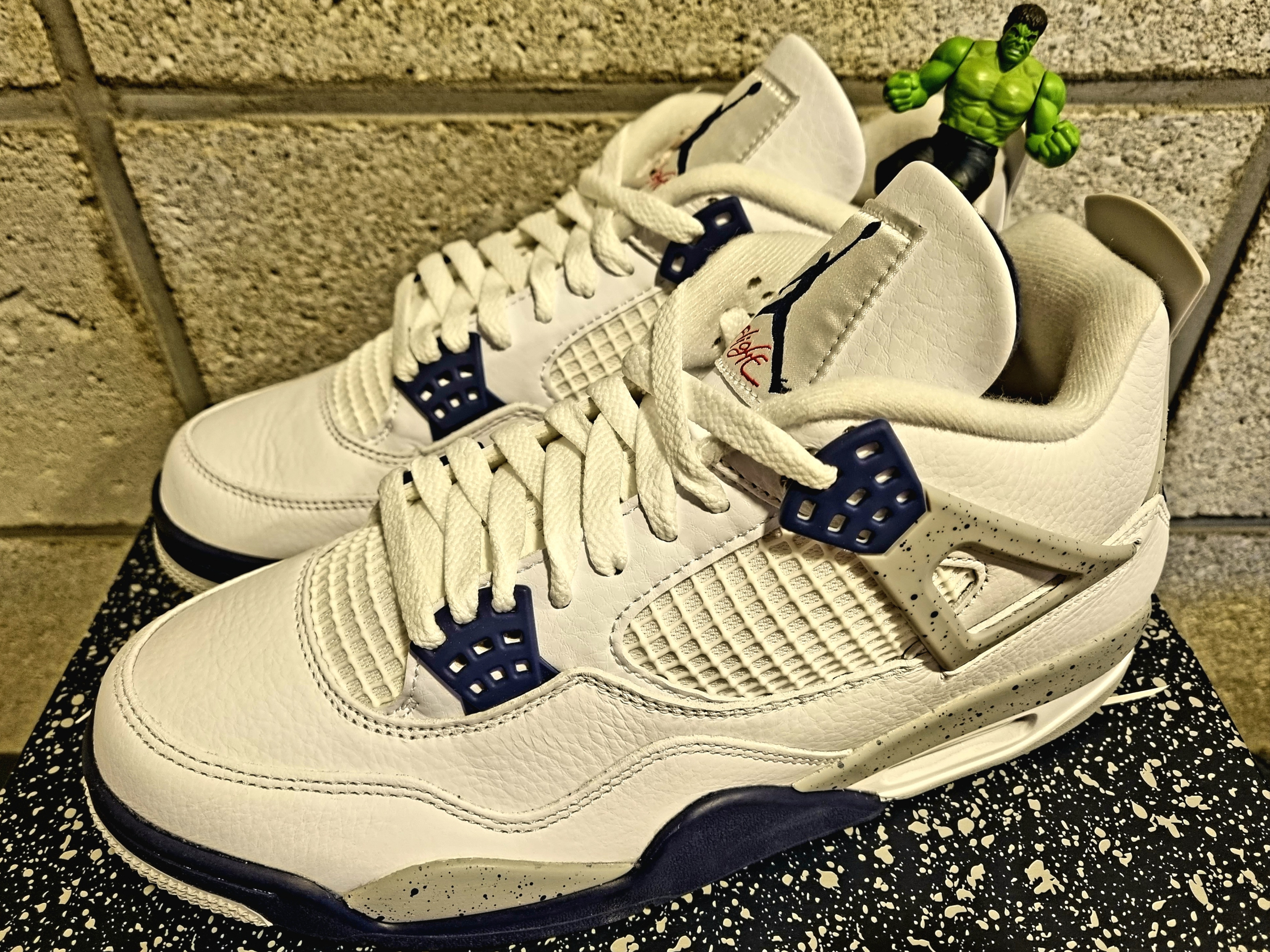 Jordan 4 Retro Midnight Navy 착용 스타일 - 2