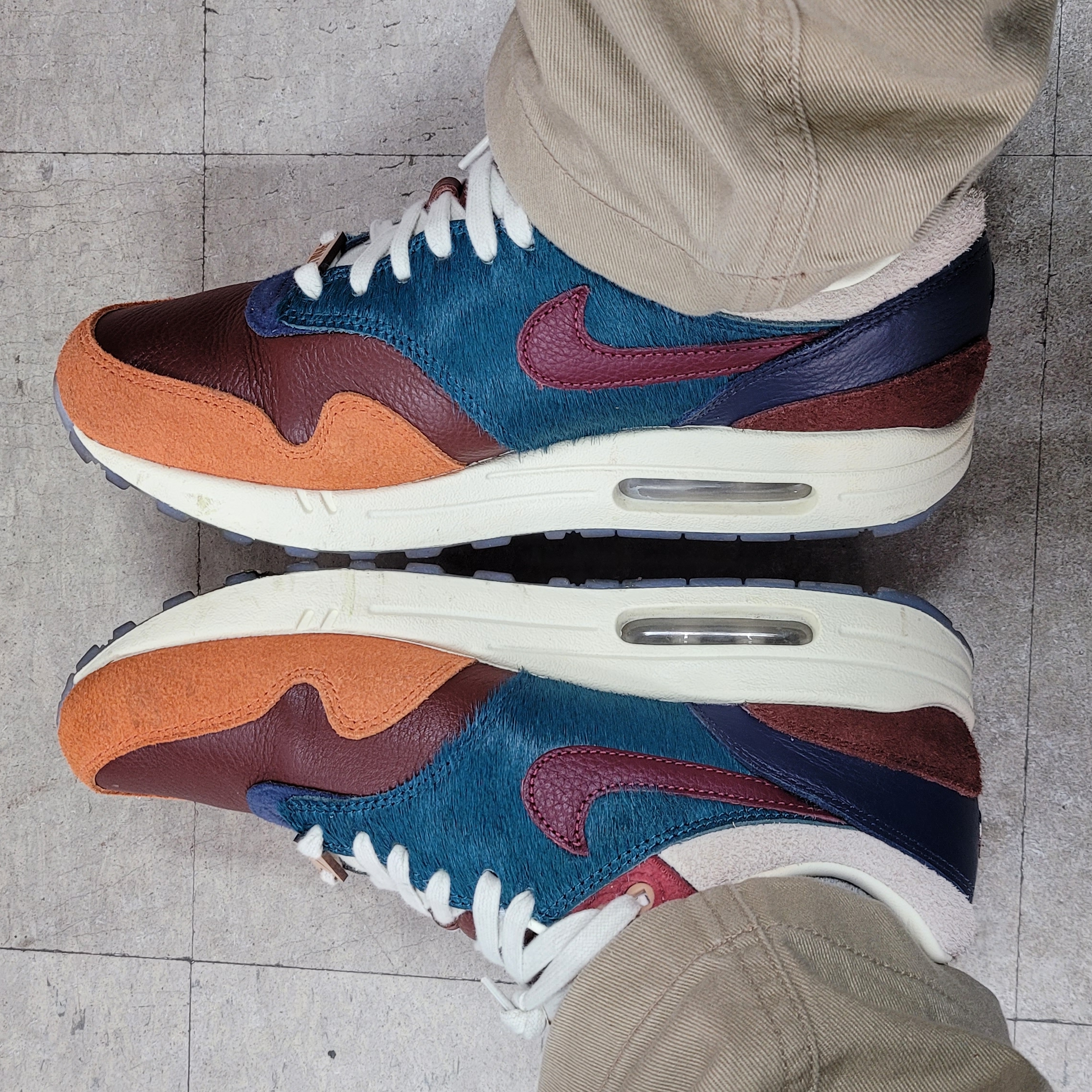 Nike x Kasina Air Max 1 SP Won-Ang Orange 착용 스타일 - 2