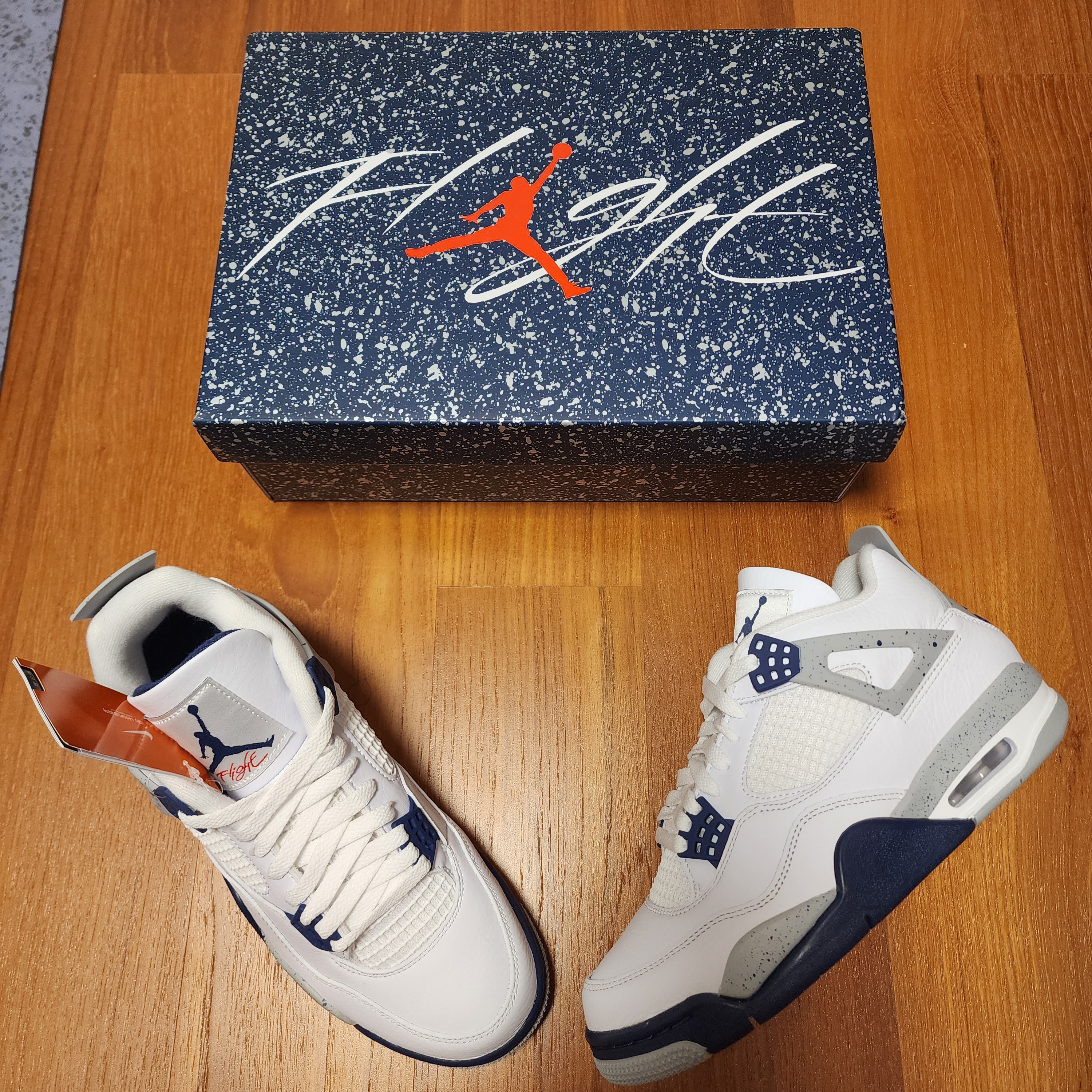Jordan 4 Retro Midnight Navy 착용 스타일 - 2