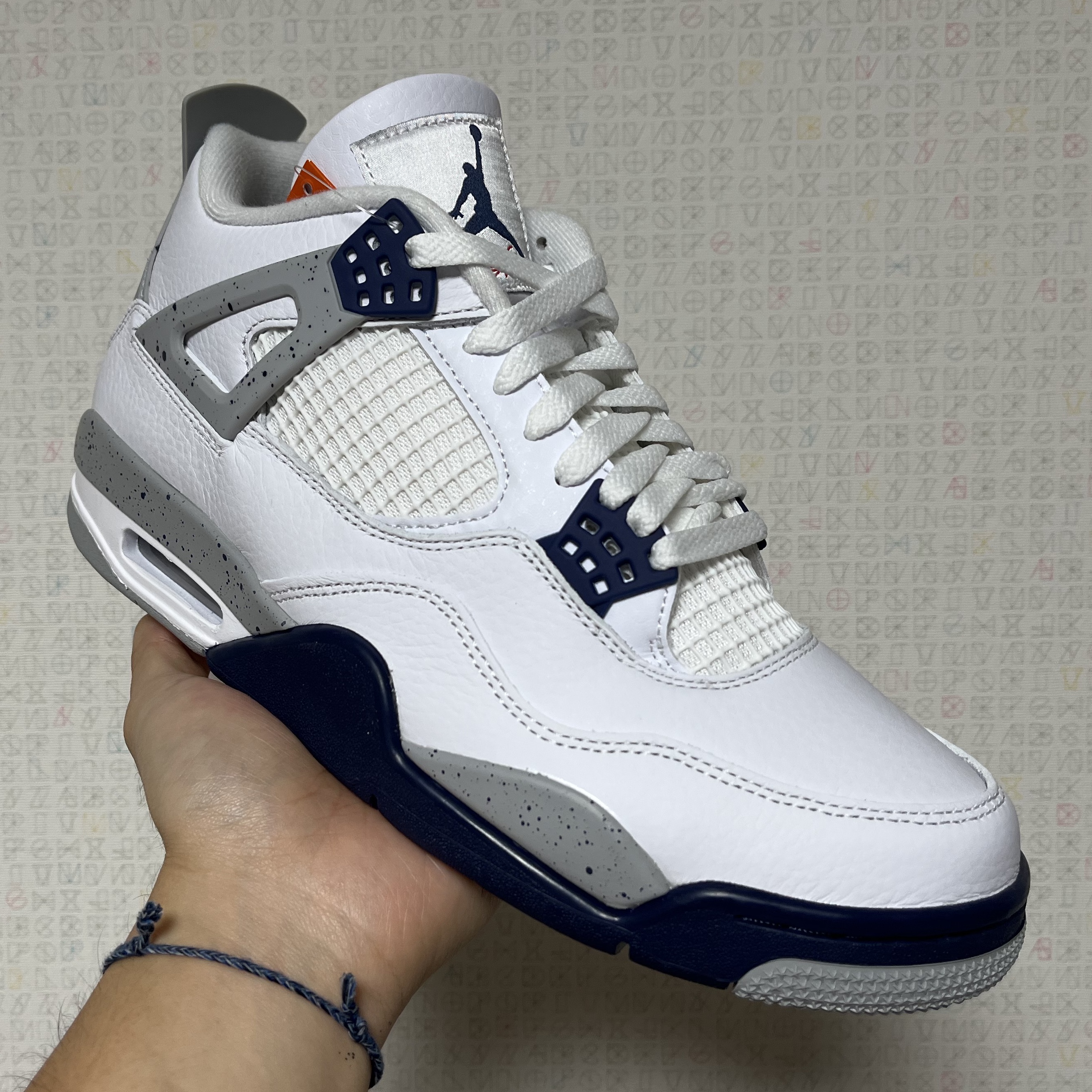 Jordan 4 Retro Midnight Navy 착용 스타일 - 3