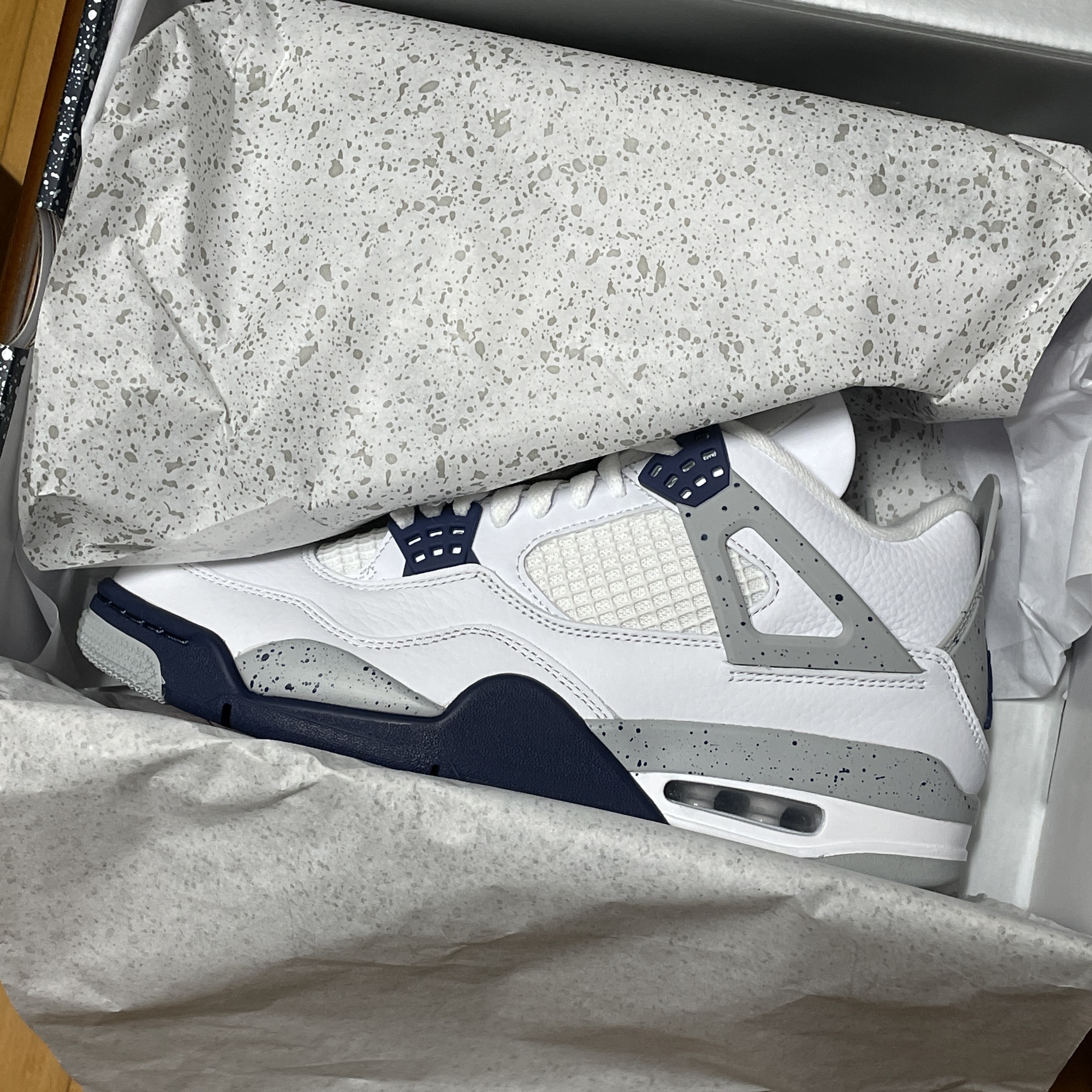 Jordan 4 Retro Midnight Navy 착용 스타일 - 2