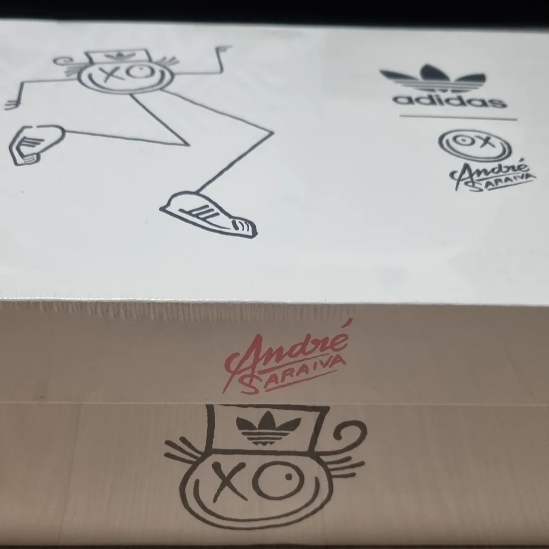 Adidas x Andre Saraiva Superstar Cream White Core Black 착용 스타일 - 1