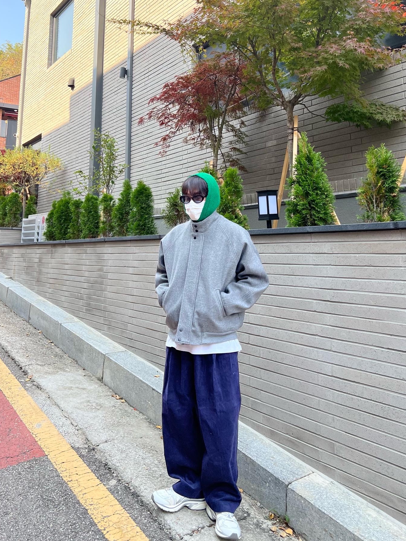 Reebok x Liful Premier Road Plus VI Chalk Grey 착용 스타일 - 4