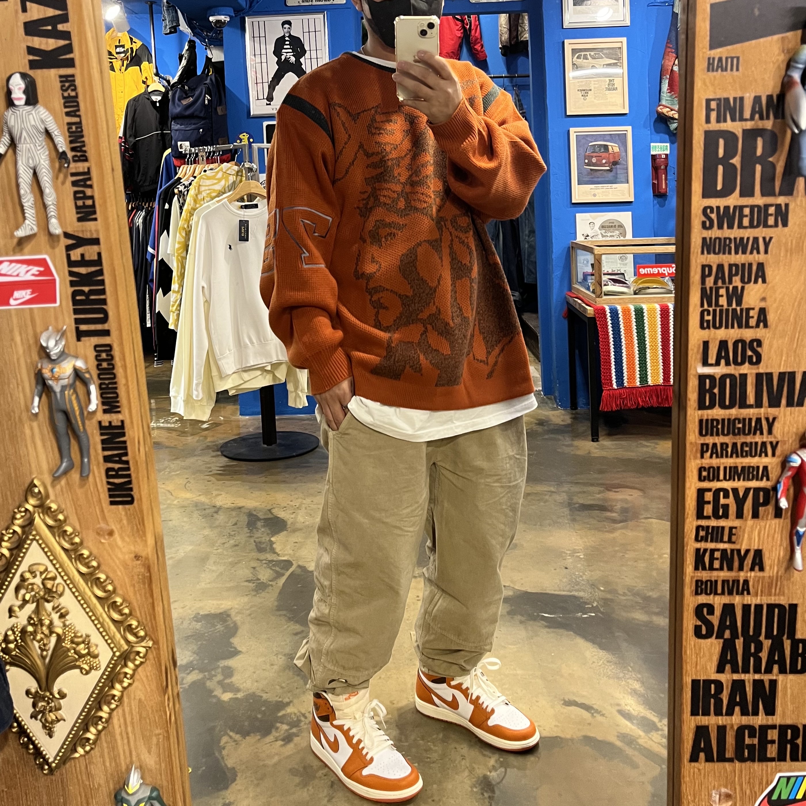 (W) Jordan 1 Retro High OG Starfish 착용 스타일