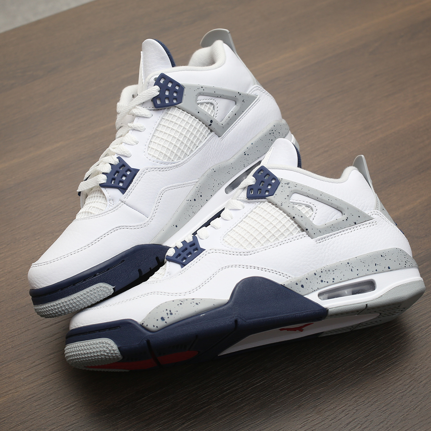 Jordan 4 Retro Midnight Navy, Jordan 4 Retro OG White Cement 2016 착용 스타일 - 1