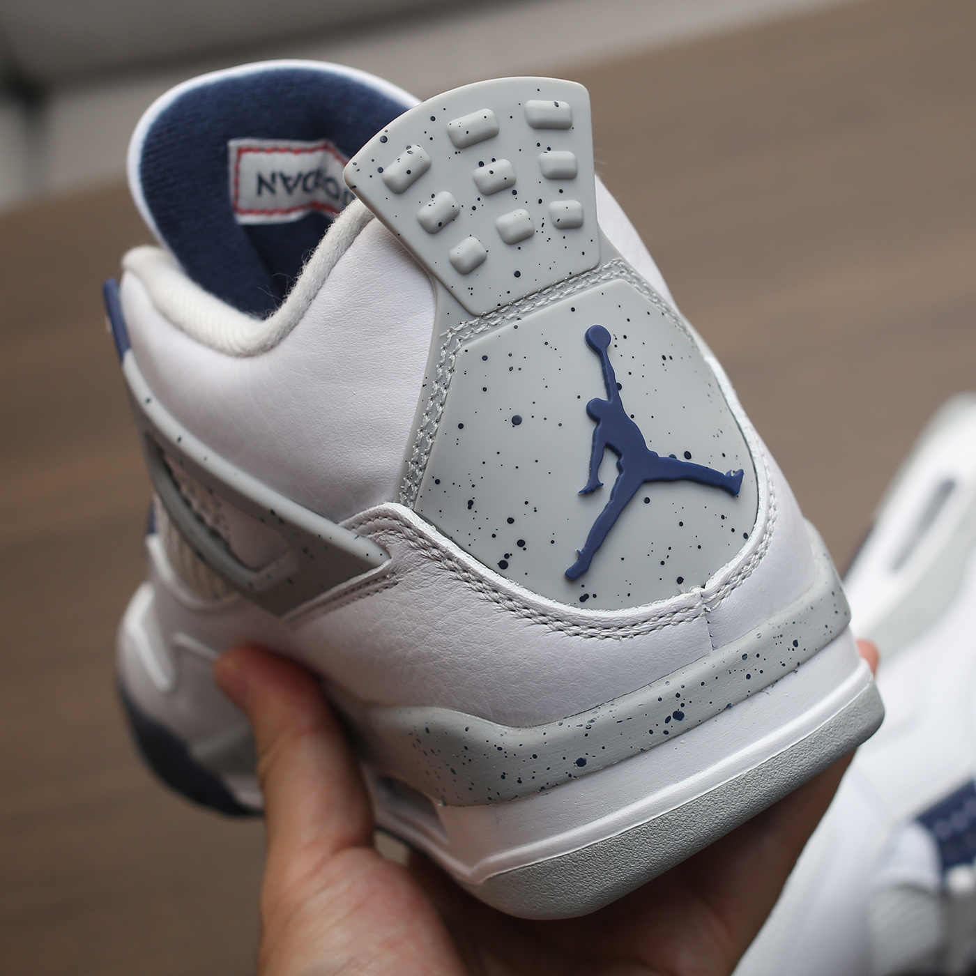 Jordan 4 Retro Midnight Navy, Jordan 4 Retro OG White Cement 2016 착용 스타일 - 4