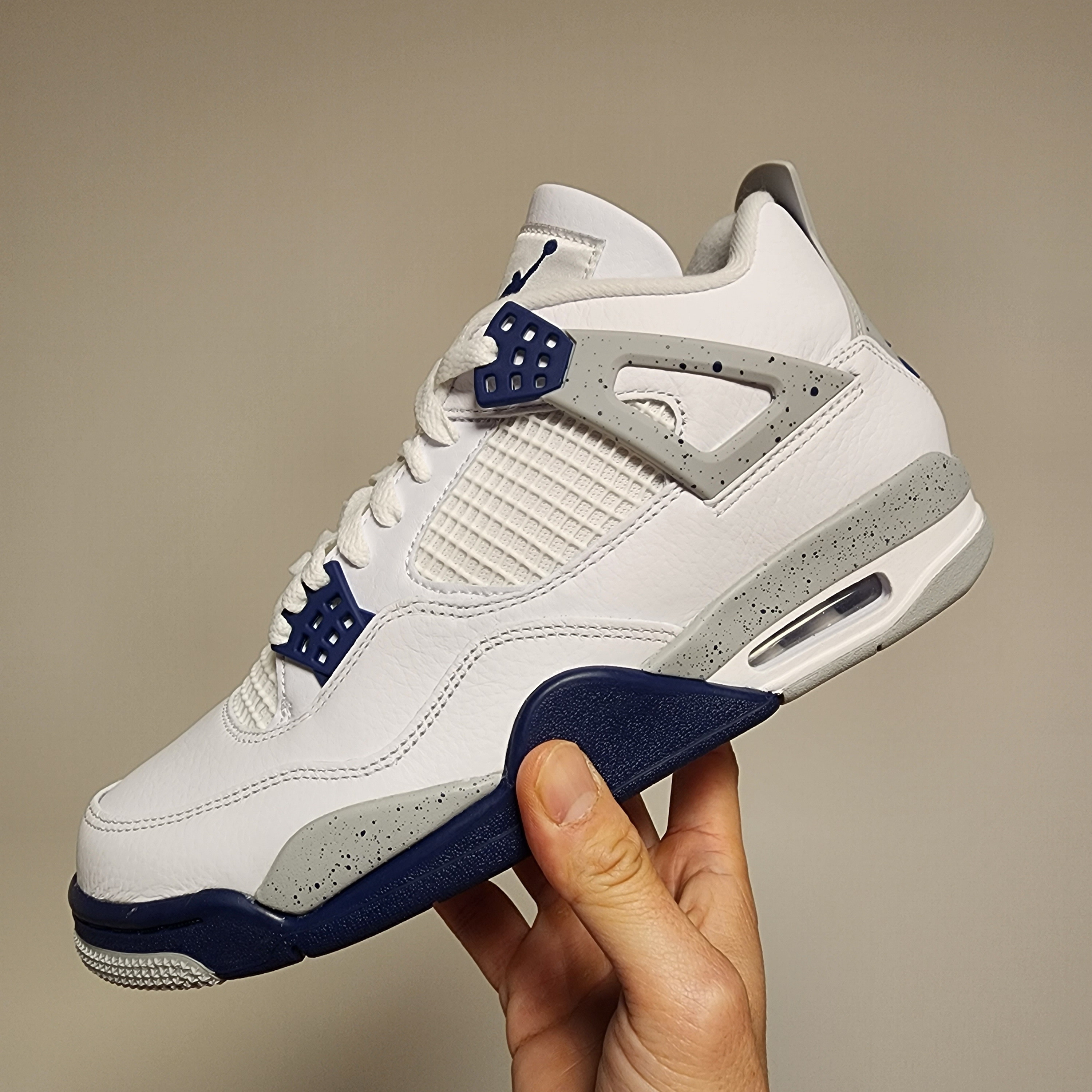 Jordan 4 Retro Midnight Navy 착용 스타일 - 1