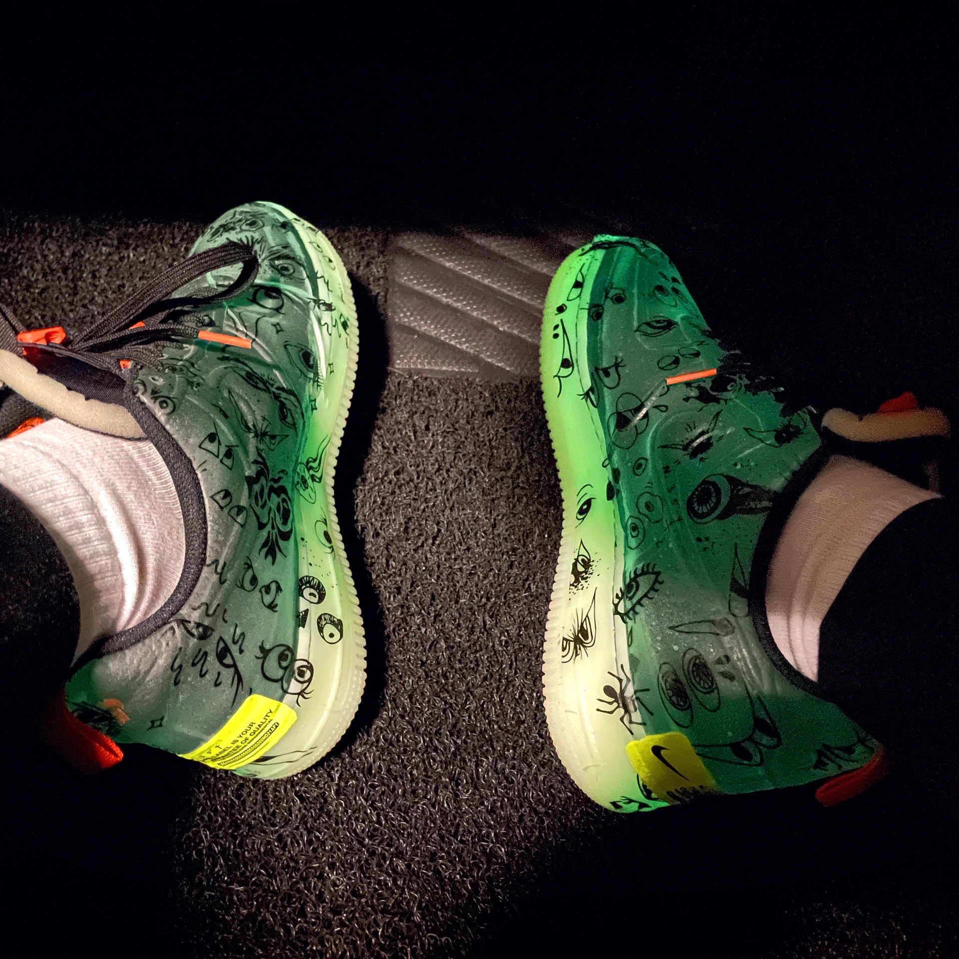 Nike Air Force 1 Low Experimental Halloween 착용 스타일