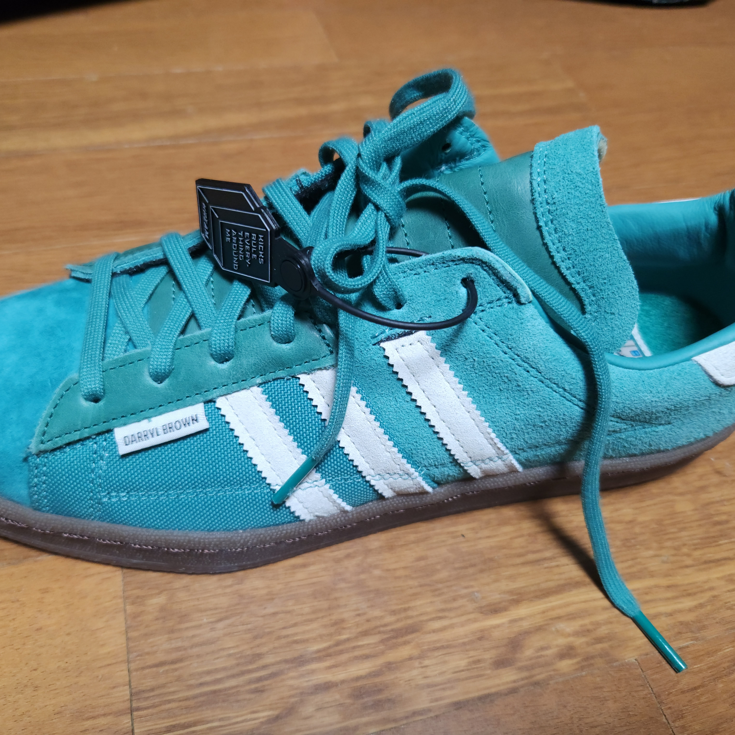 Adidas x Darryl Brown Campus 80 Active Green 착용 스타일 - 2