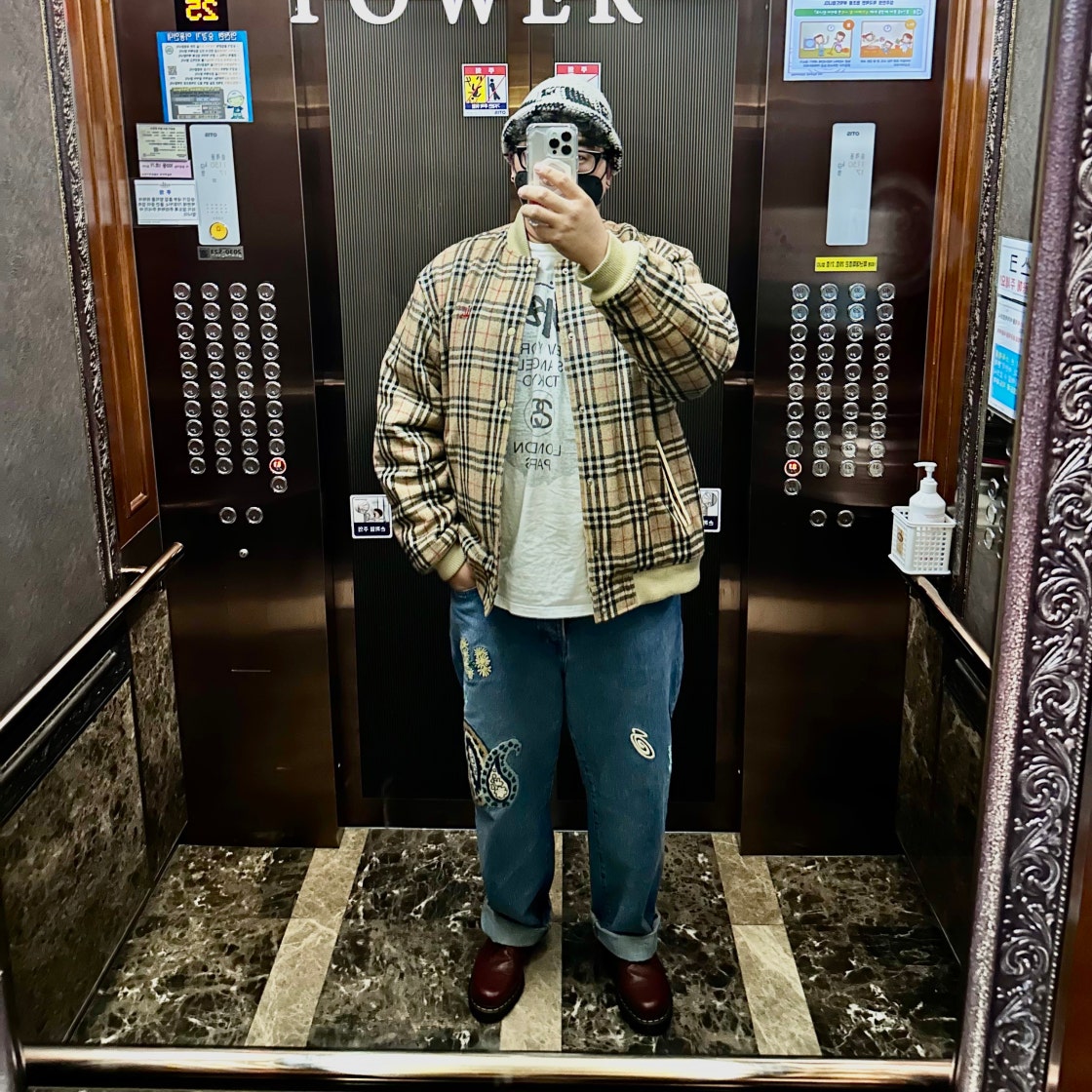 스투시 x 노마 t.d. 빅 올 진 스톤 워시 | Stussy | KREAM