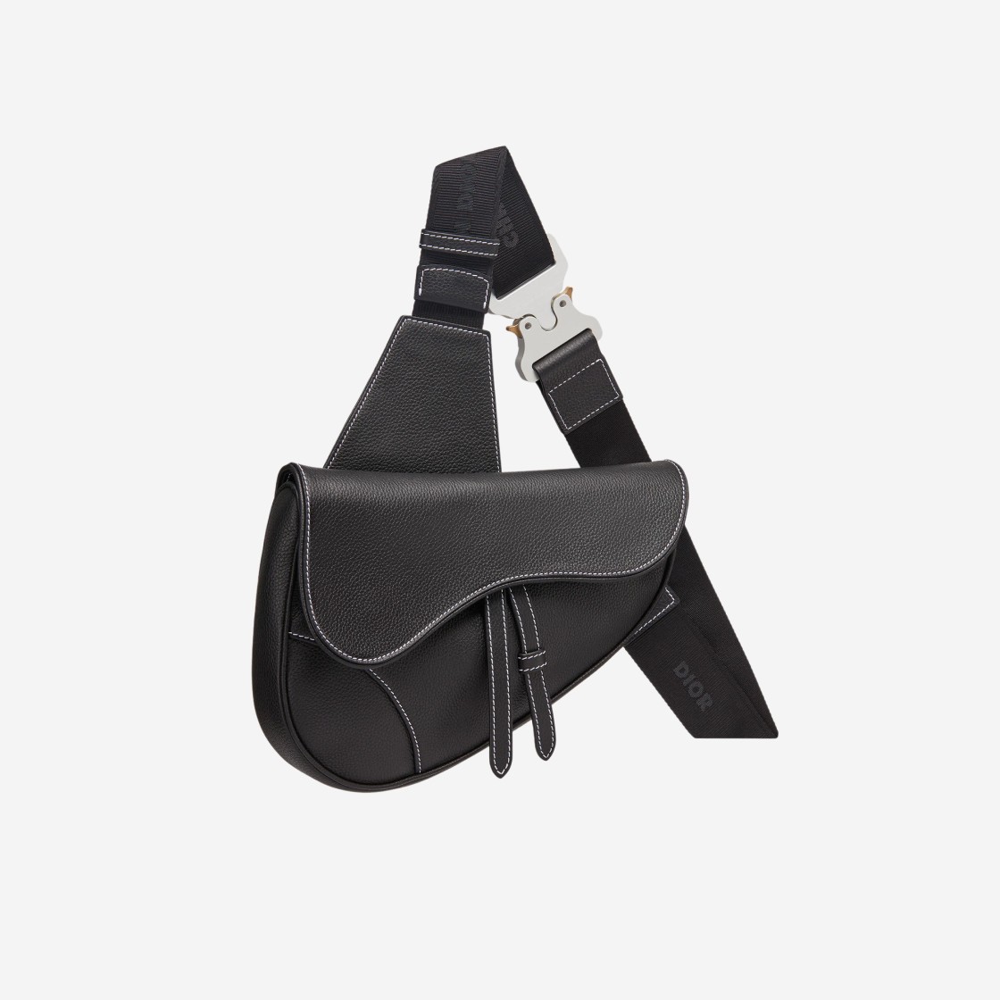 Dior Saddle Bag Grained Calfskin Black 상세 이미지 2