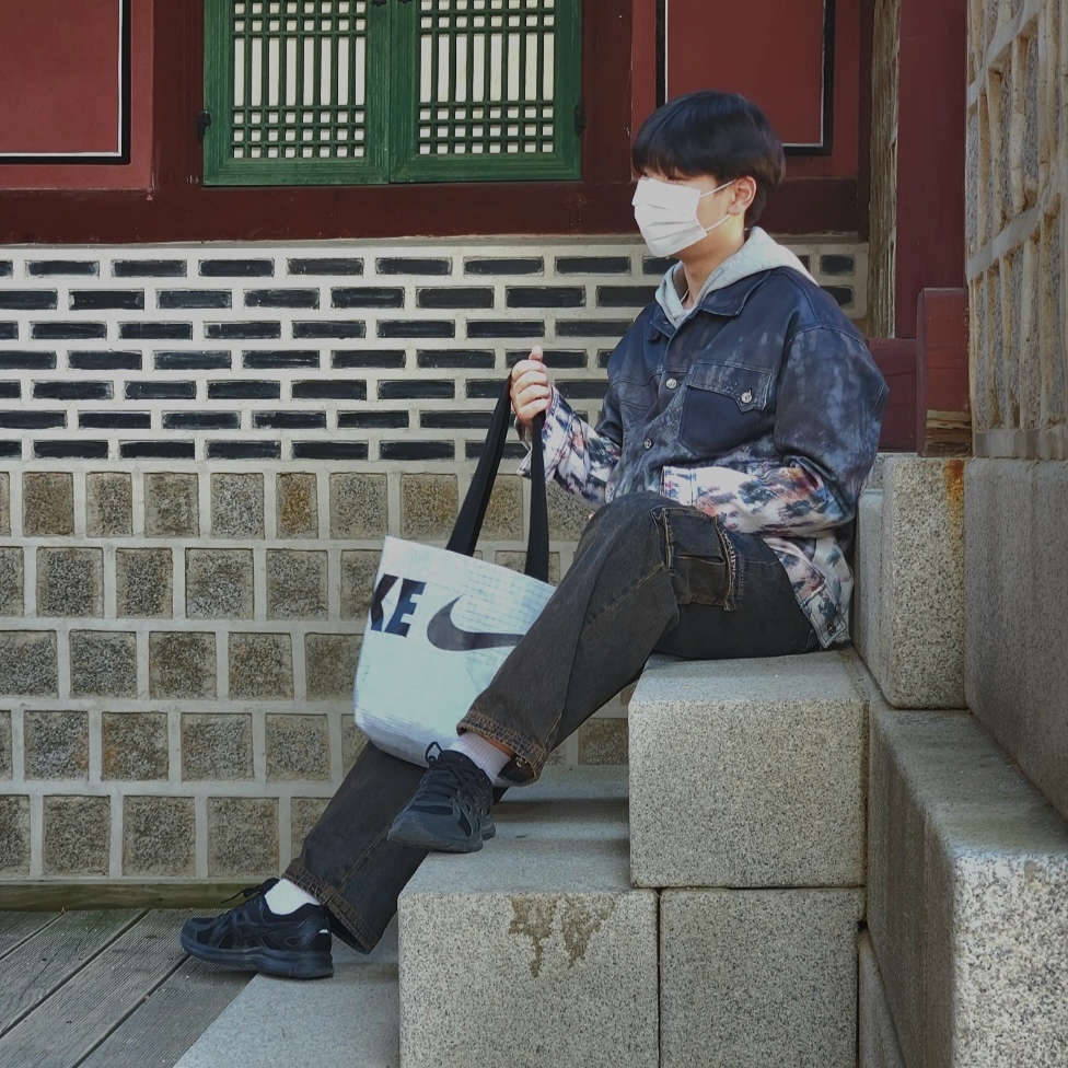 Asics Jog 100 2 Black 착용 스타일 - 2