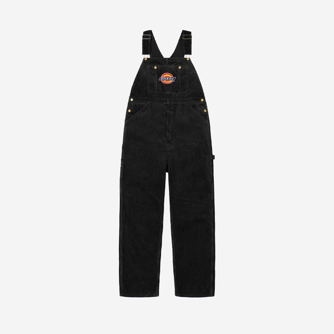 Supreme x Dickies Corduroy Overalls Black - 22FW 상세 이미지 1