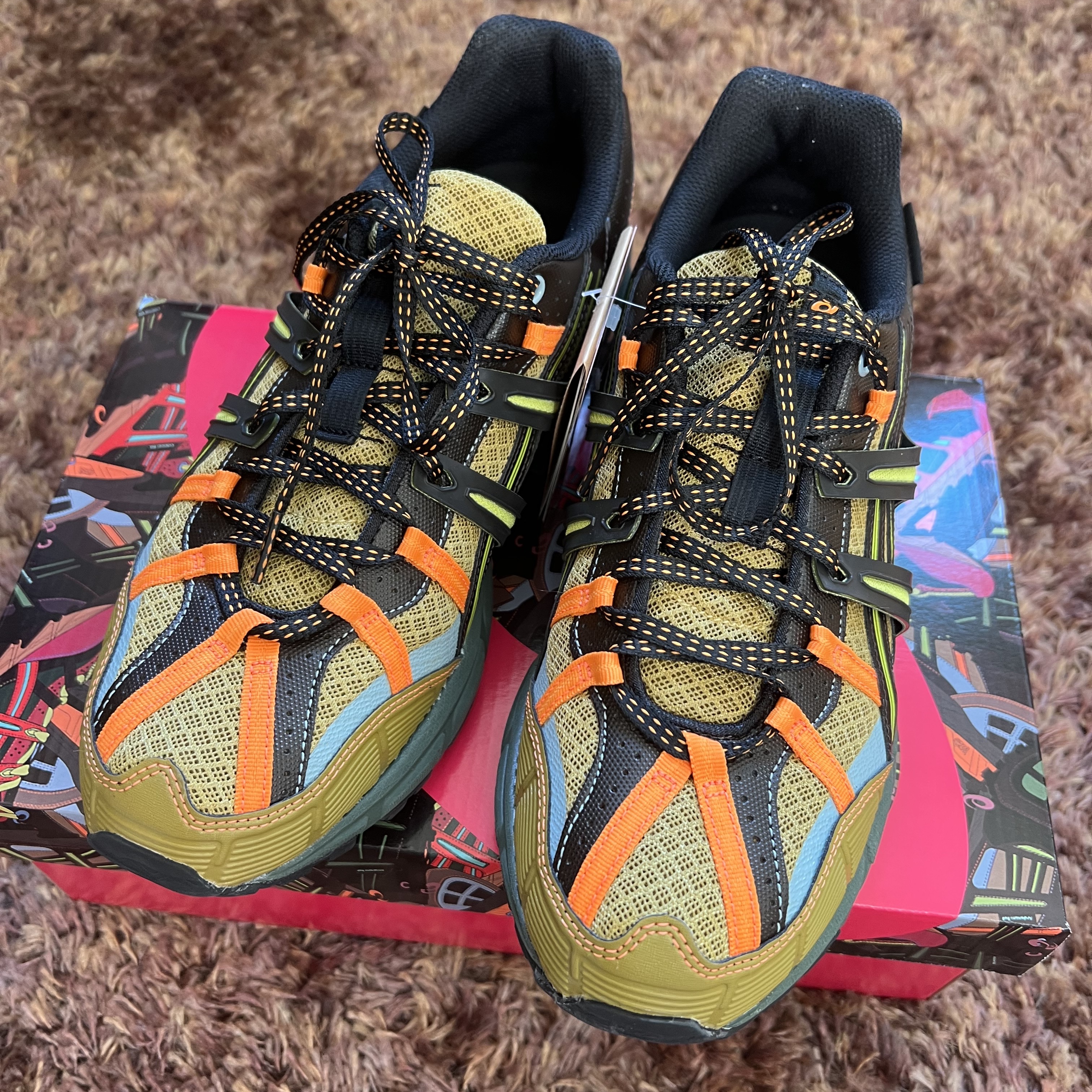 Asics x Andersson Bell Gel-Sonoma 15-50 Olive Oil Dark Brown 착용 스타일