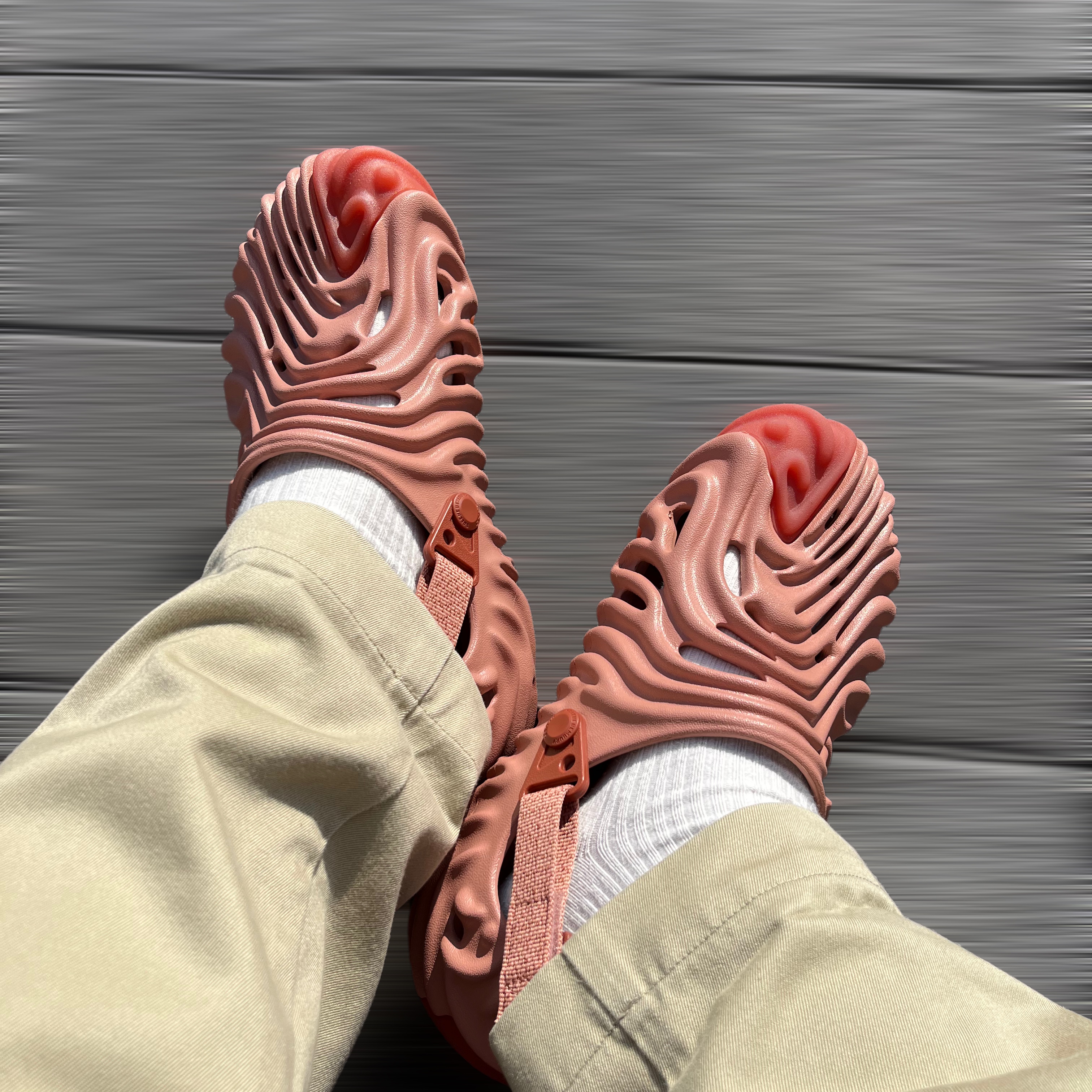 Crocs x Salehe Bembury Pollex Clog Kuwata 착용 스타일