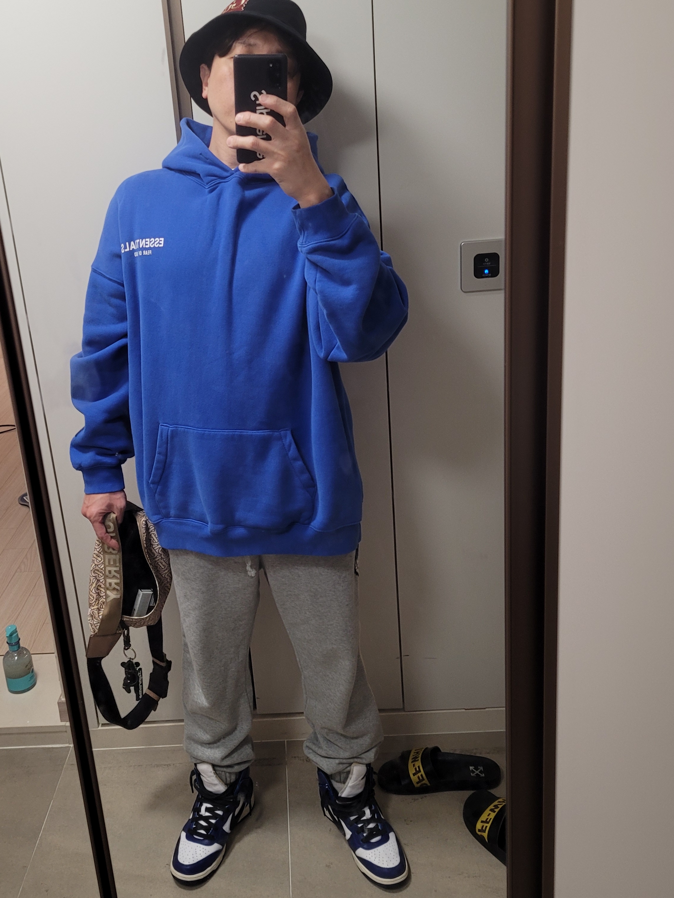 Nike x Ambush Dunk High Deep Royal Blue 착용 스타일